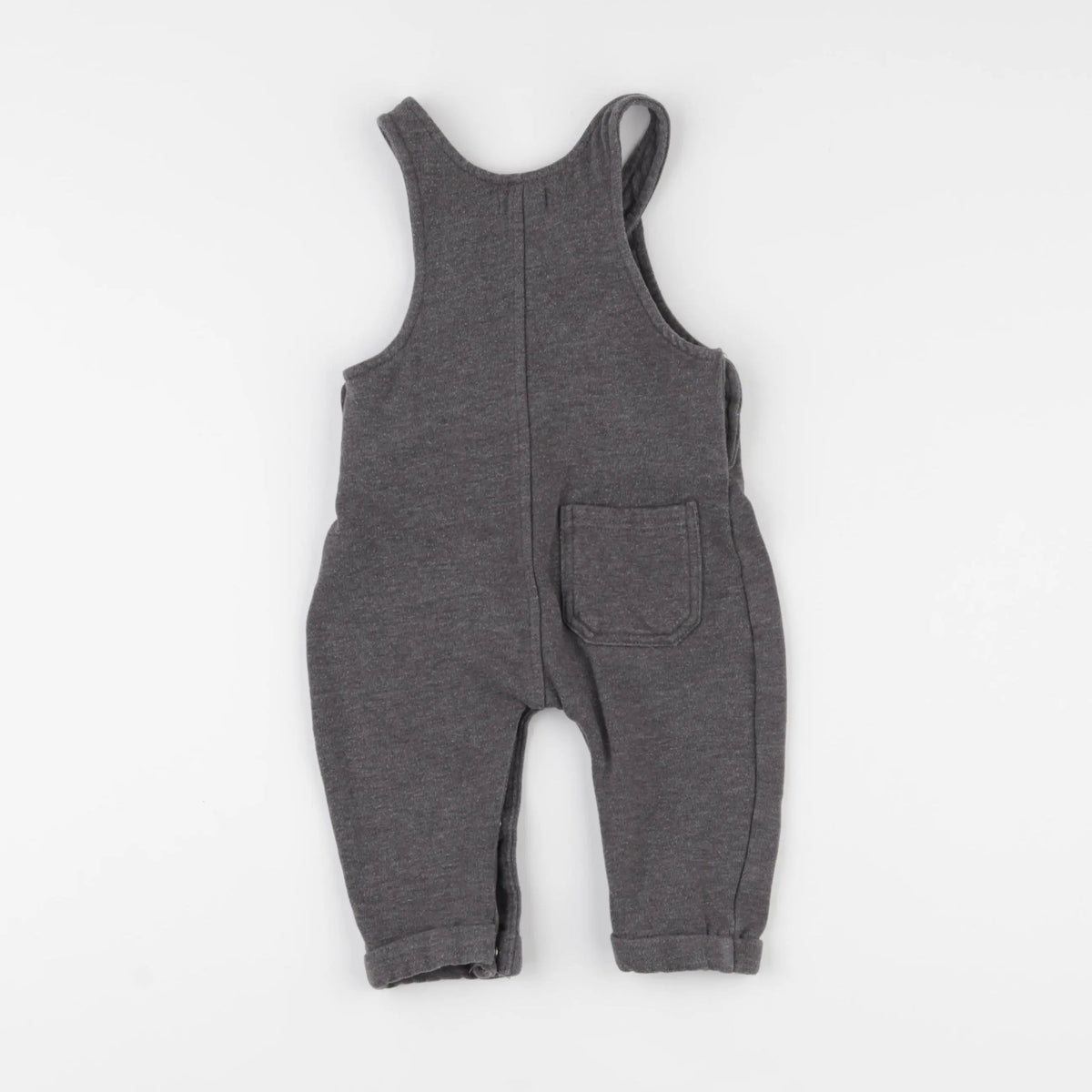 Vertbaudet - salopette gris - 12 mois