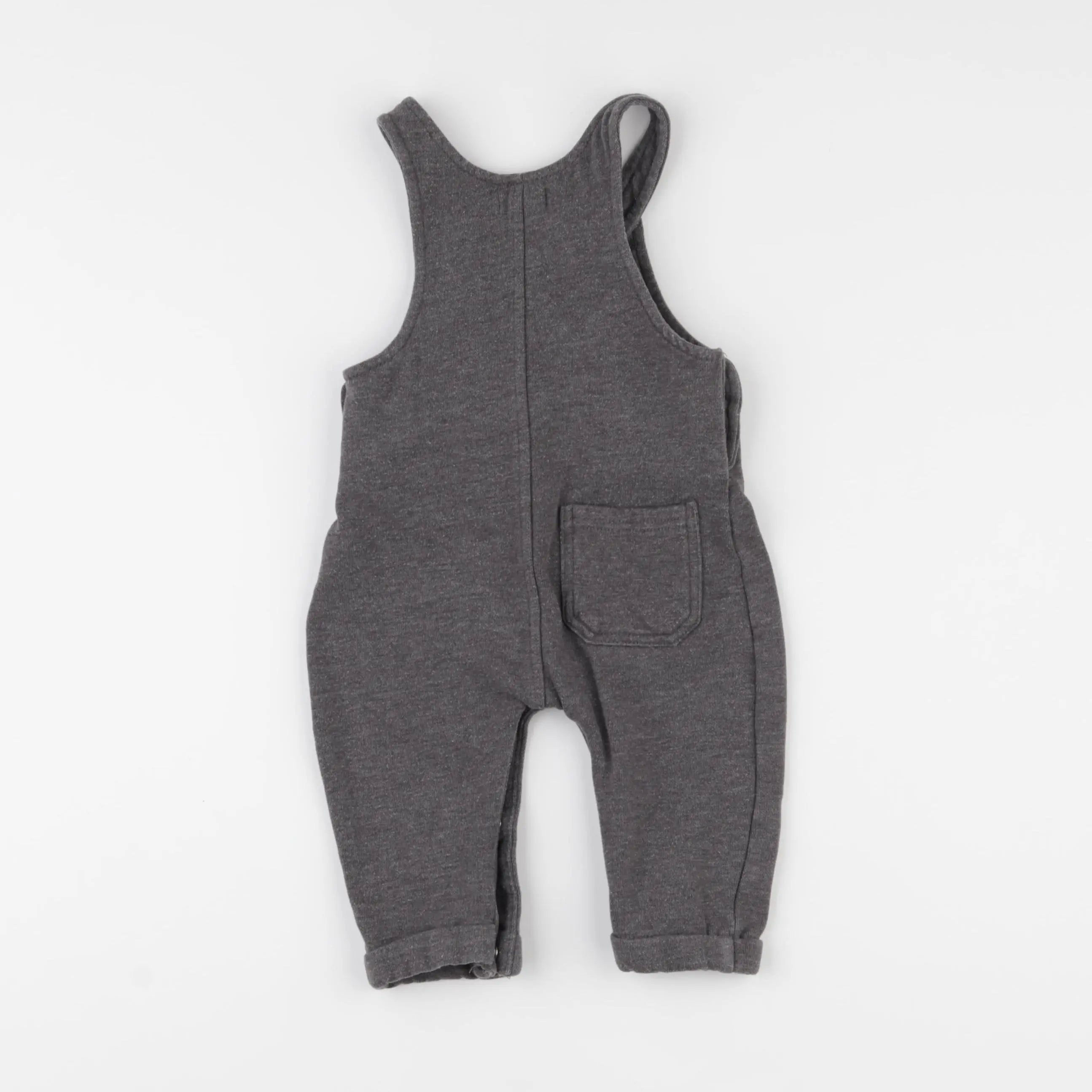 Vertbaudet - salopette gris - 12 mois