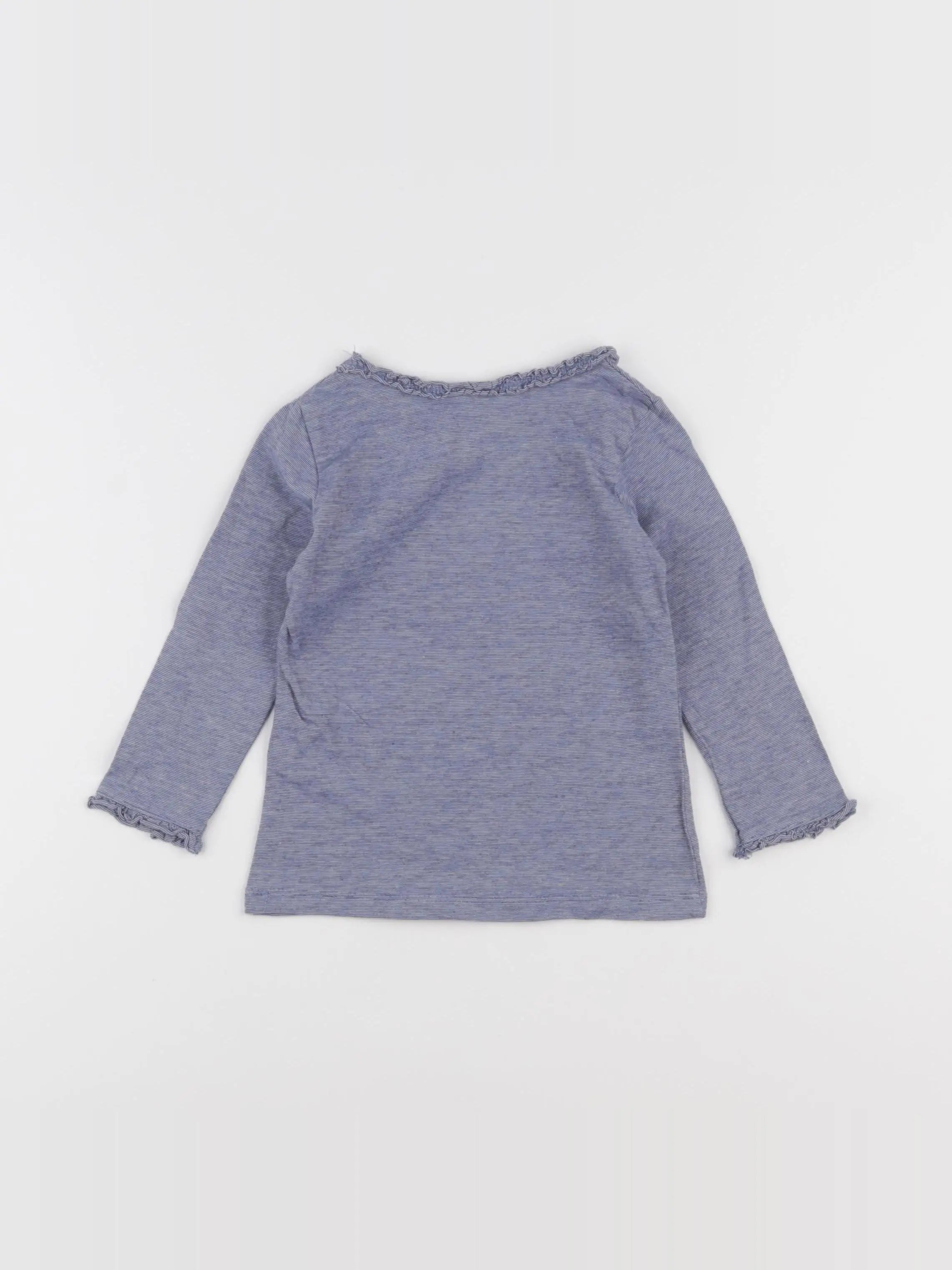 H&M - tee-shirt bleu - 9/12 mois