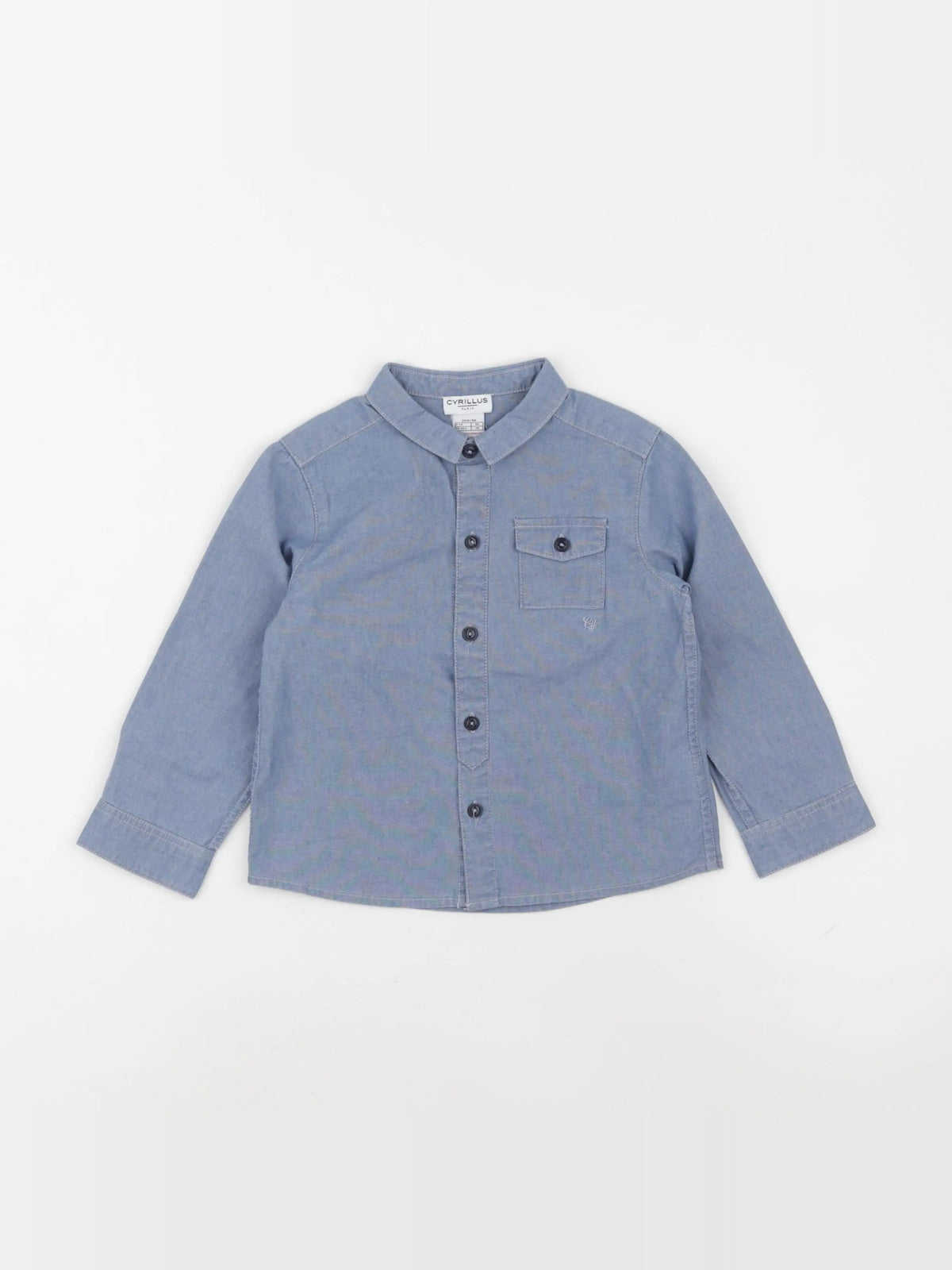Cyrillus - chemise bleu - 24 mois