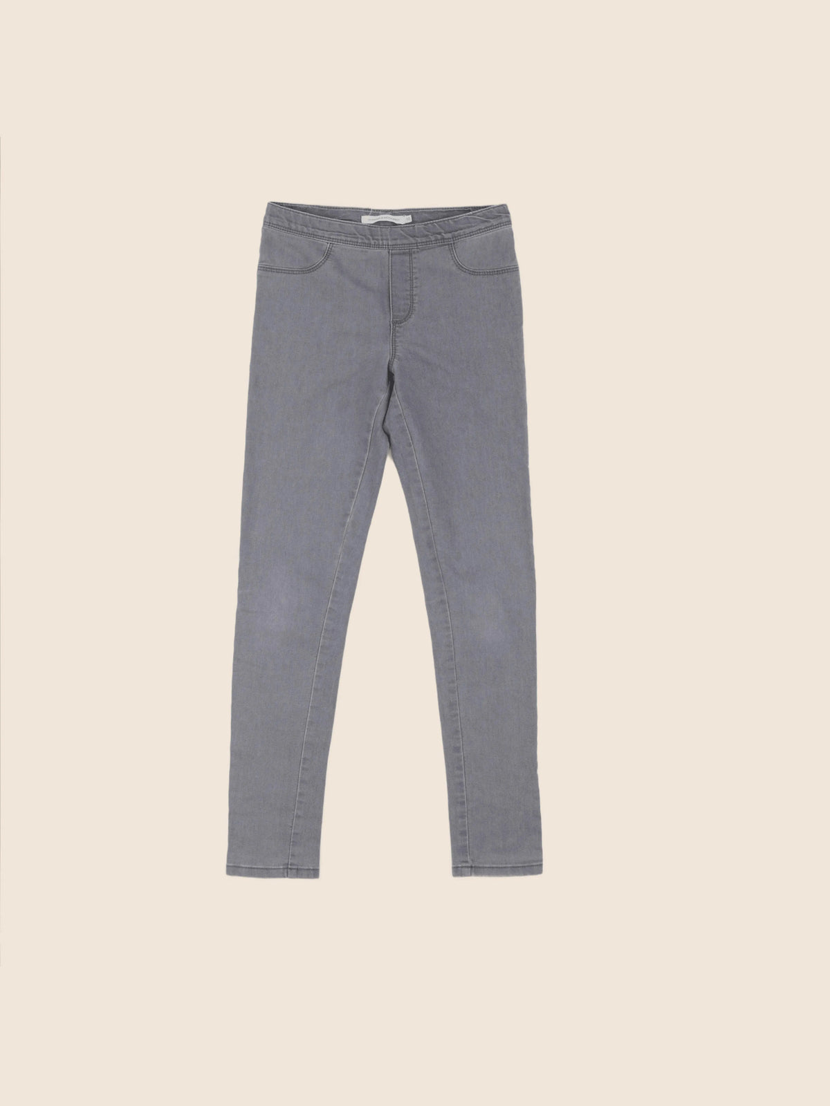 Monoprix - jegging gris - 10 ans