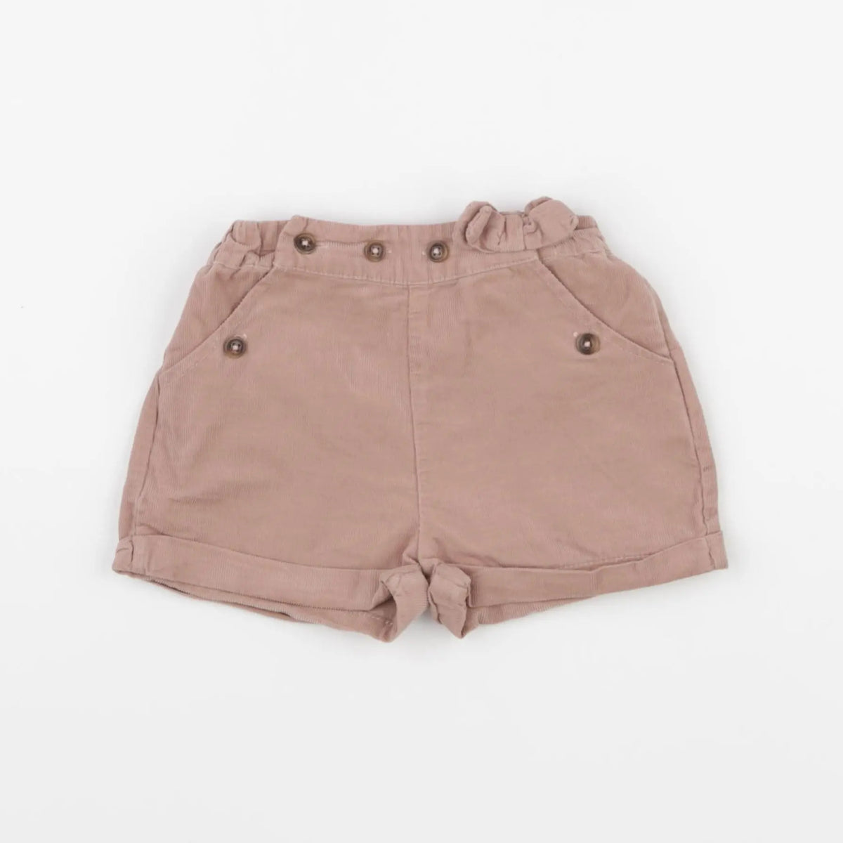 Vertbaudet - short beige - 12 mois