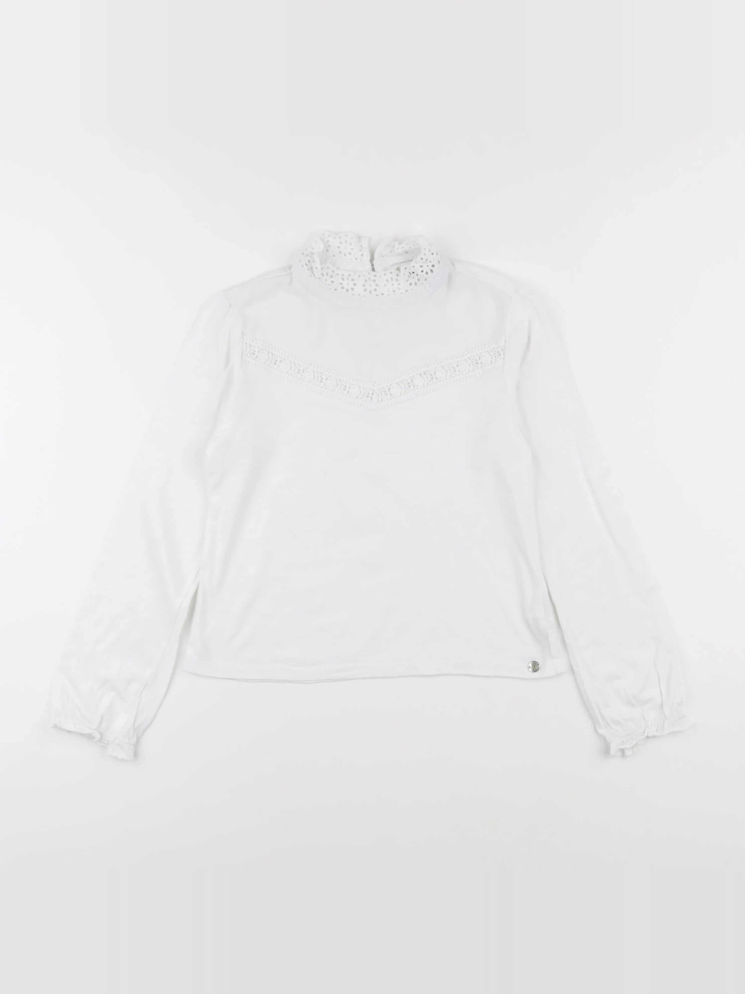 IKKS - tee-shirt blanc - 10 ans