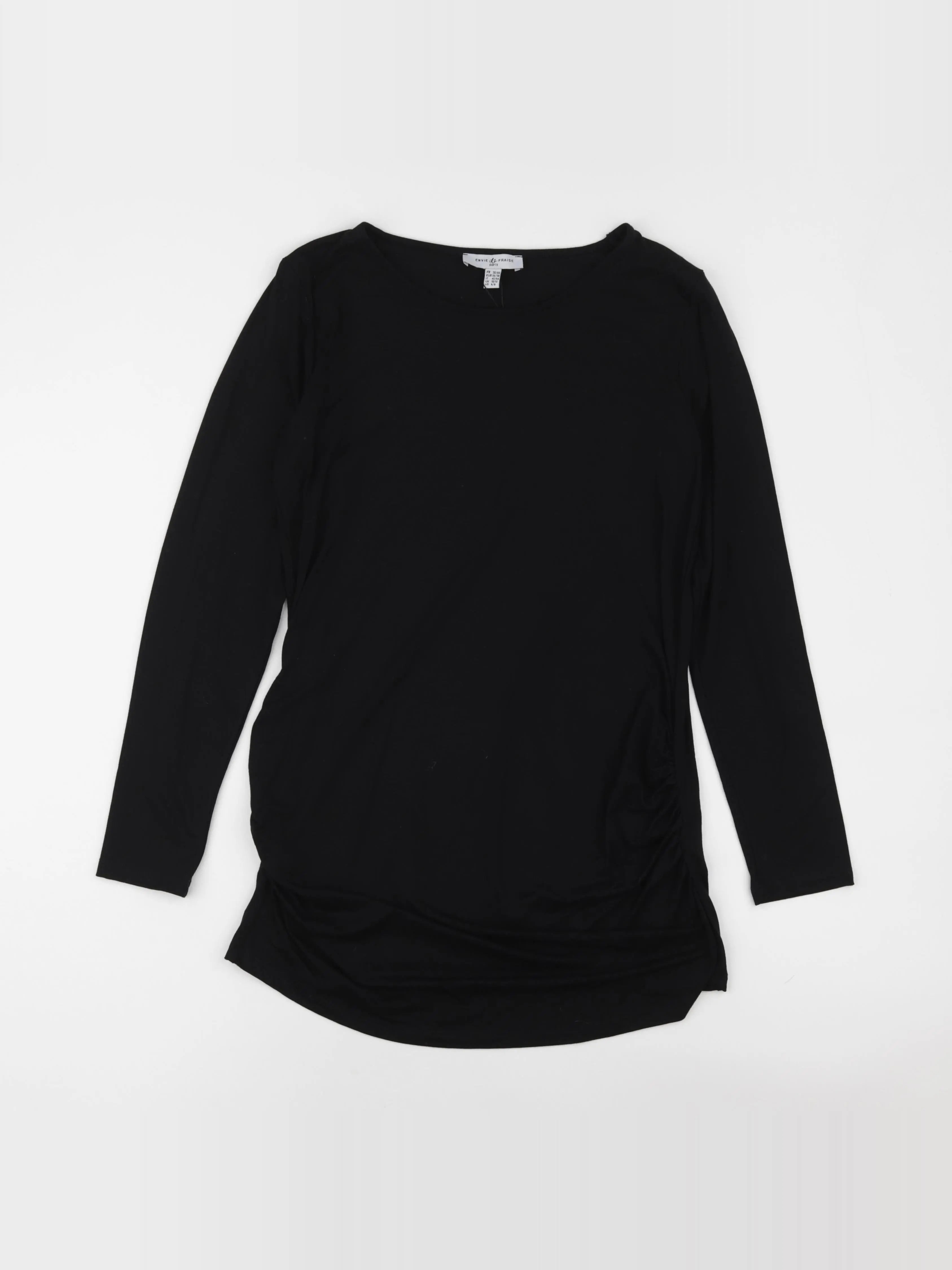 Envie de fraise - tee-shirt grossesse noir - 38 à 40
