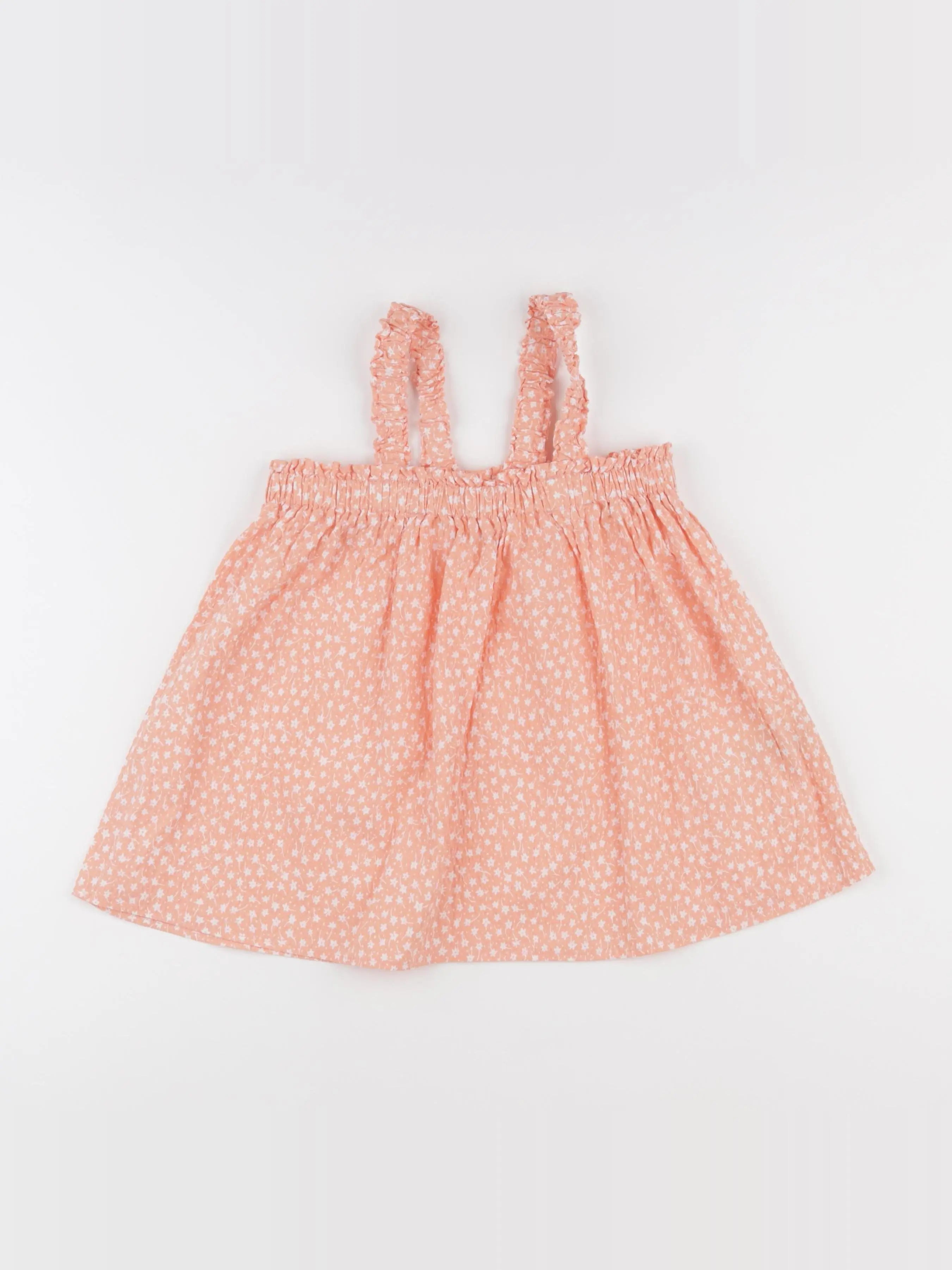 Uniqlo - blouse orange - 7/8 ans