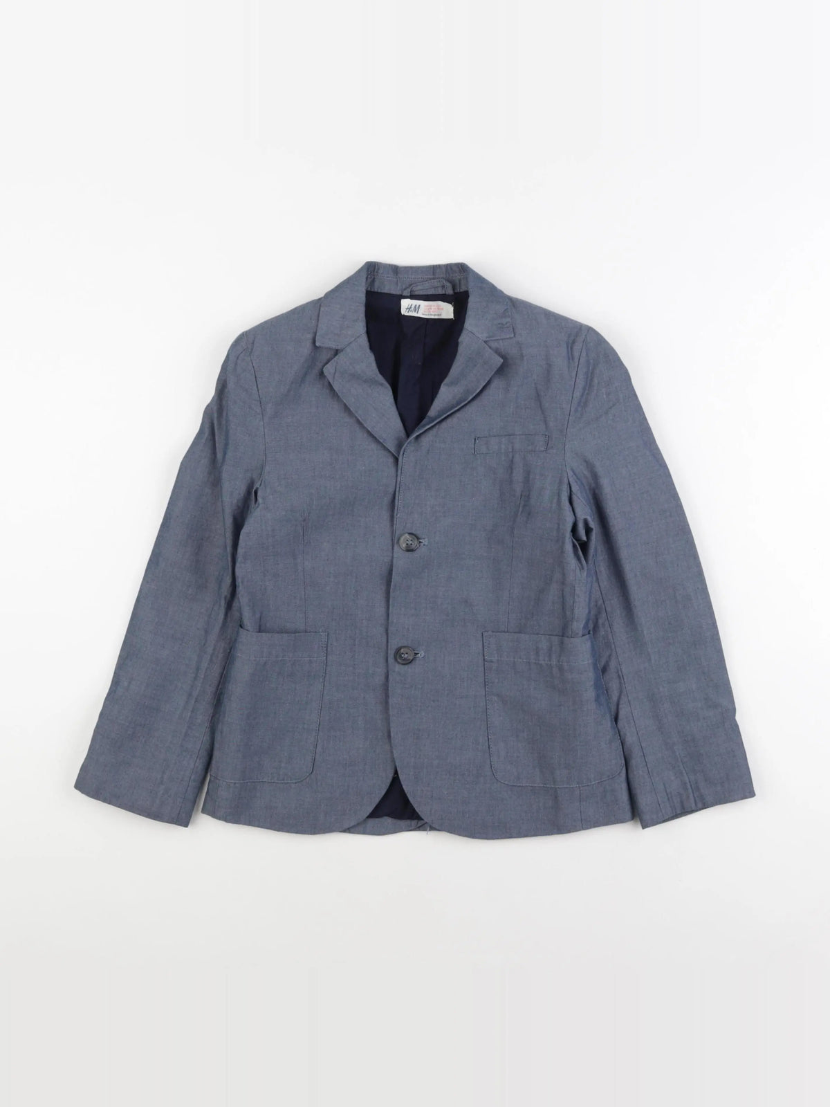 H&M - veste bleu - 8/9 ans