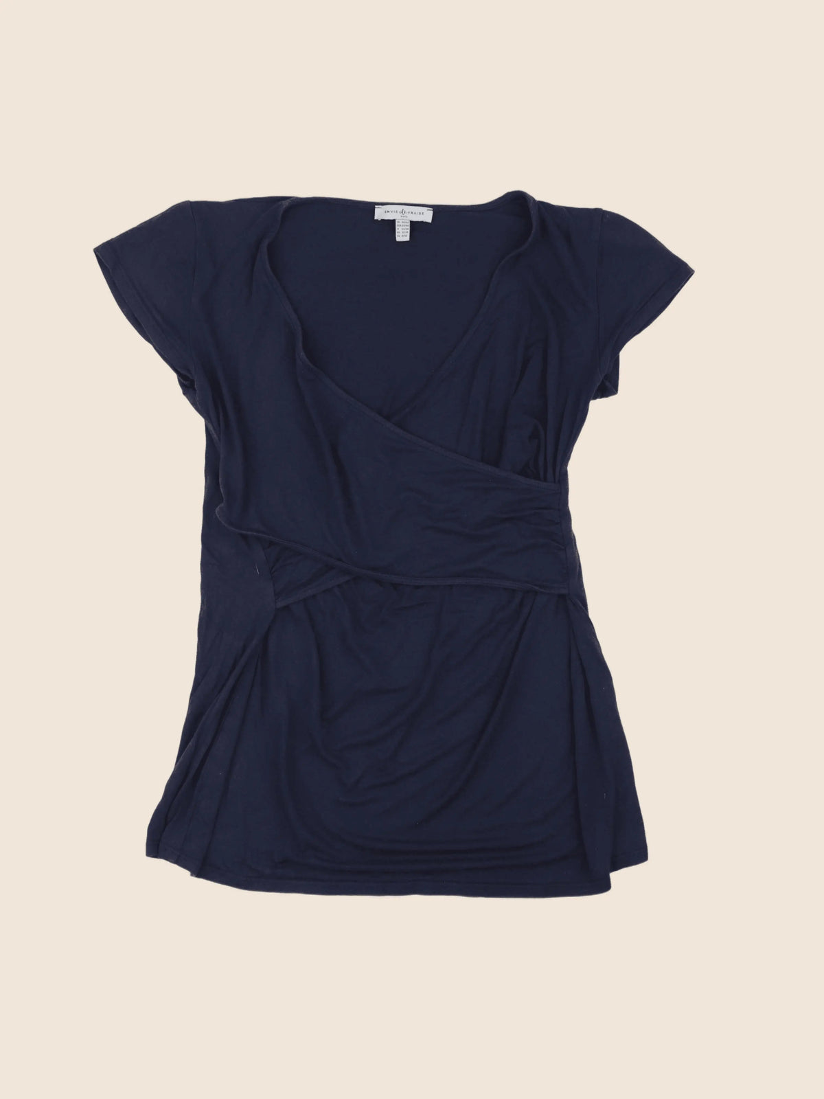 Envie de fraise - tee-shirt grossesse bleu - 40 à 42