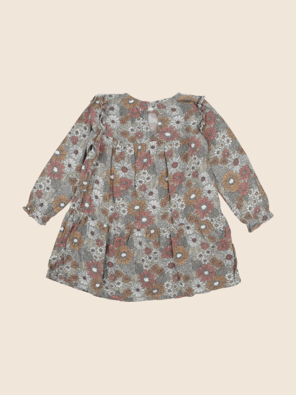 Vertbaudet - robe taupe - 3 ans