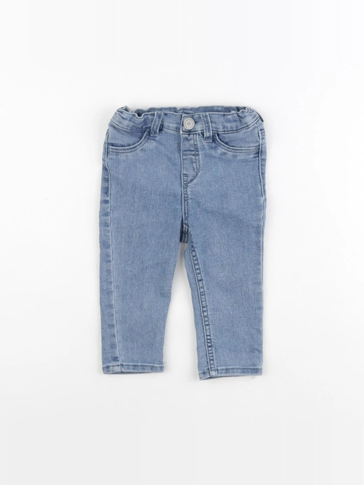 H&M - jean bleu - 6/9 mois