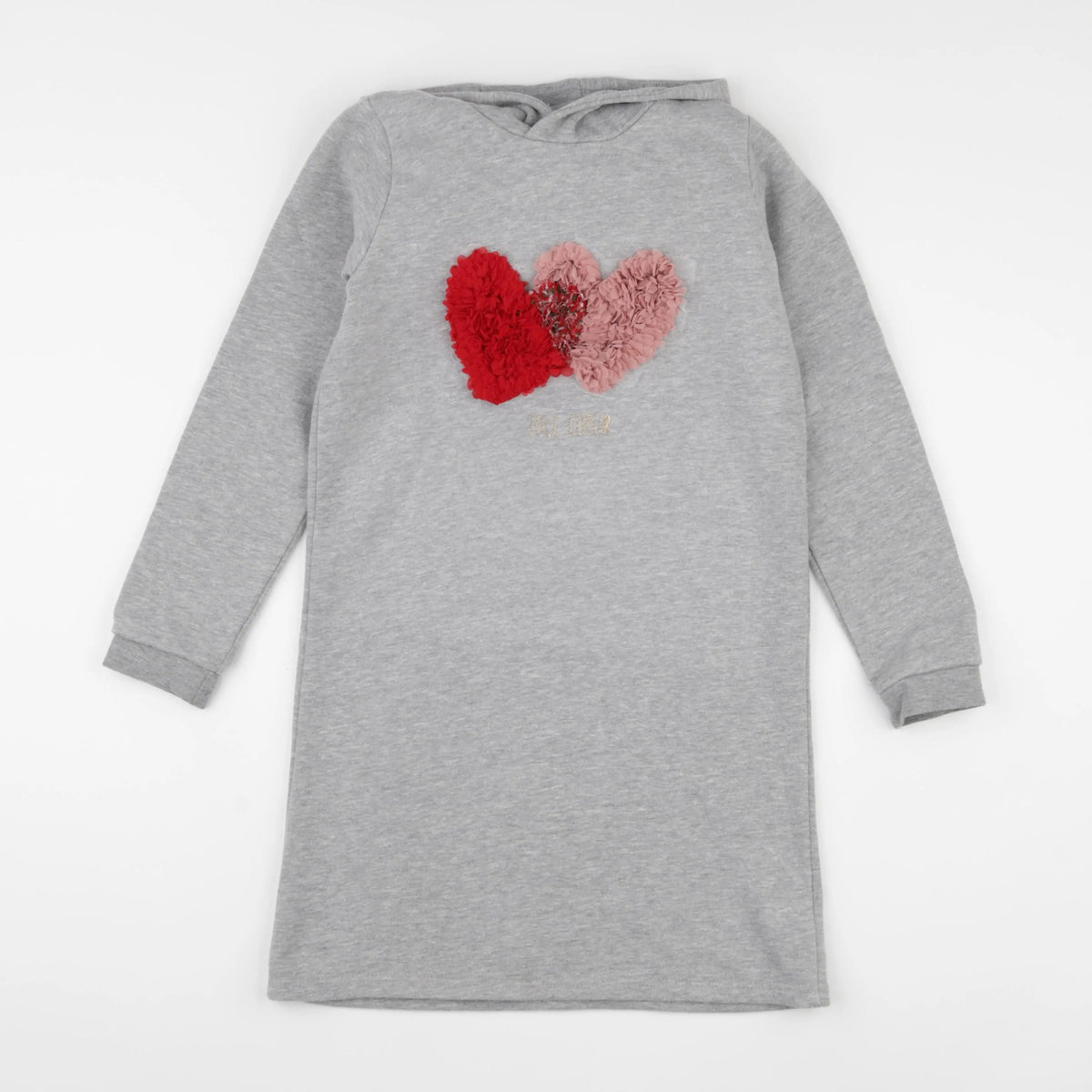 Vertbaudet - robe gris - 10 ans
