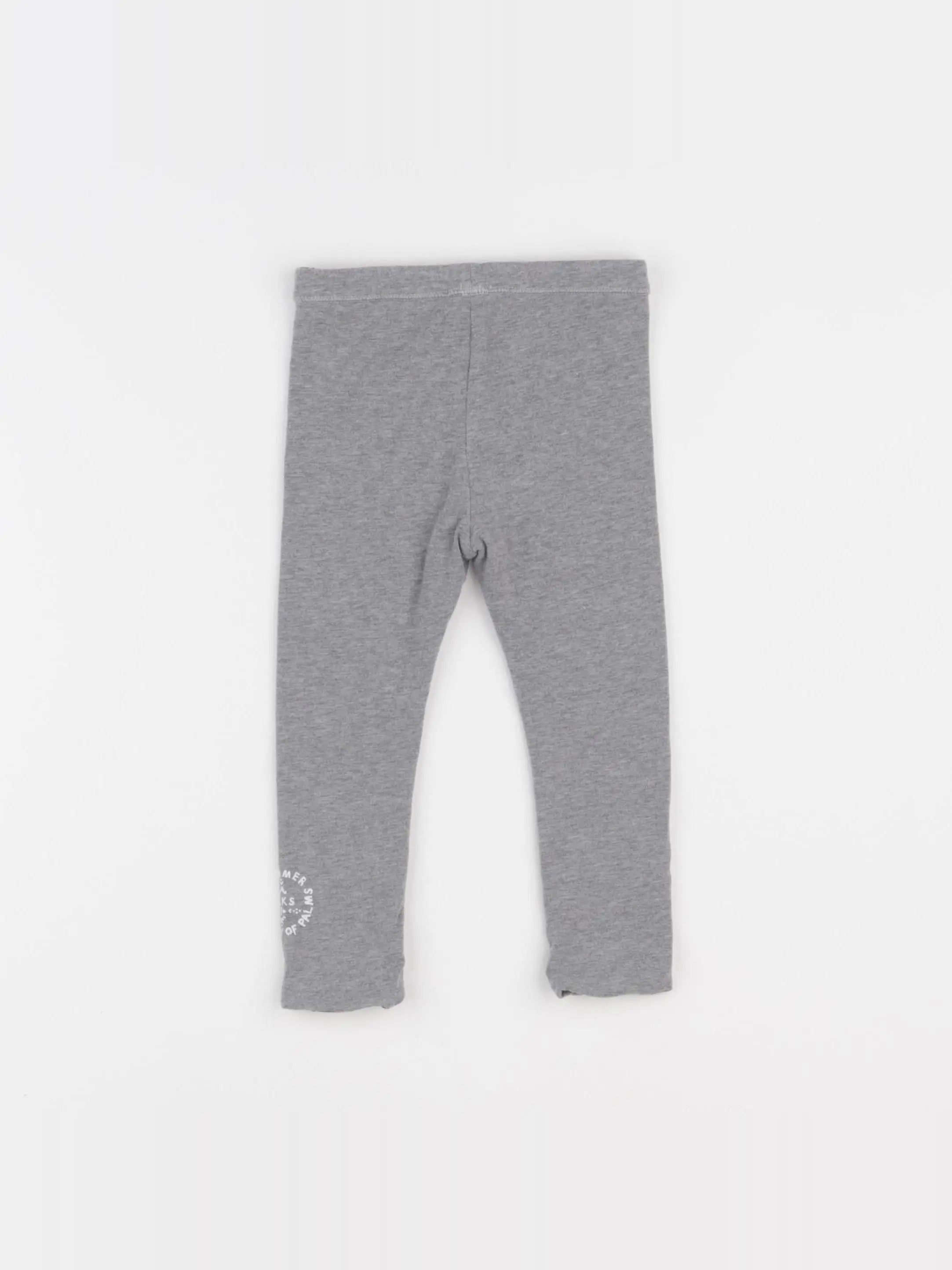 IKKS - legging réversible gris - 6/9 mois