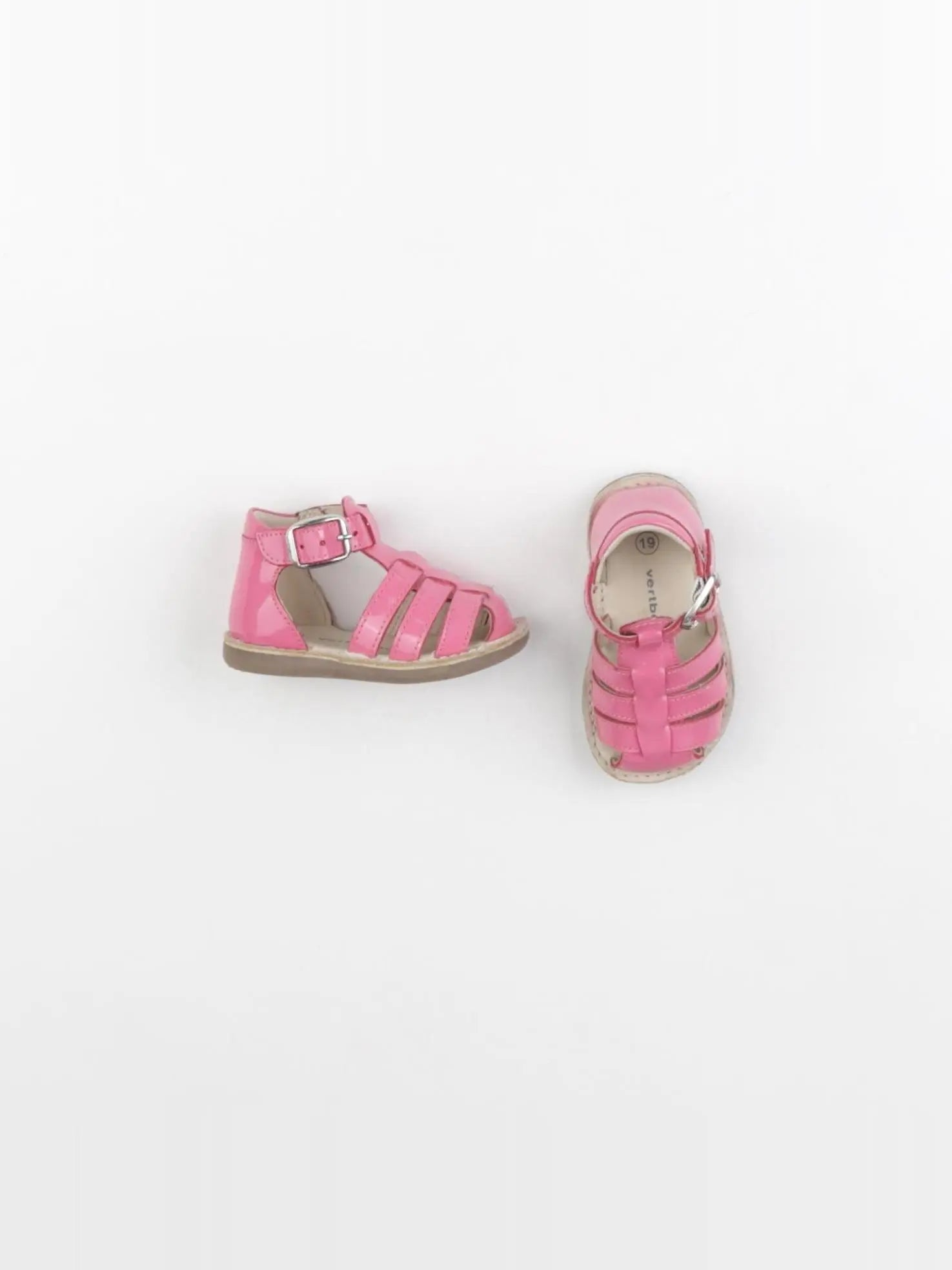 Vertbaudet - sandales rose - pointure 19