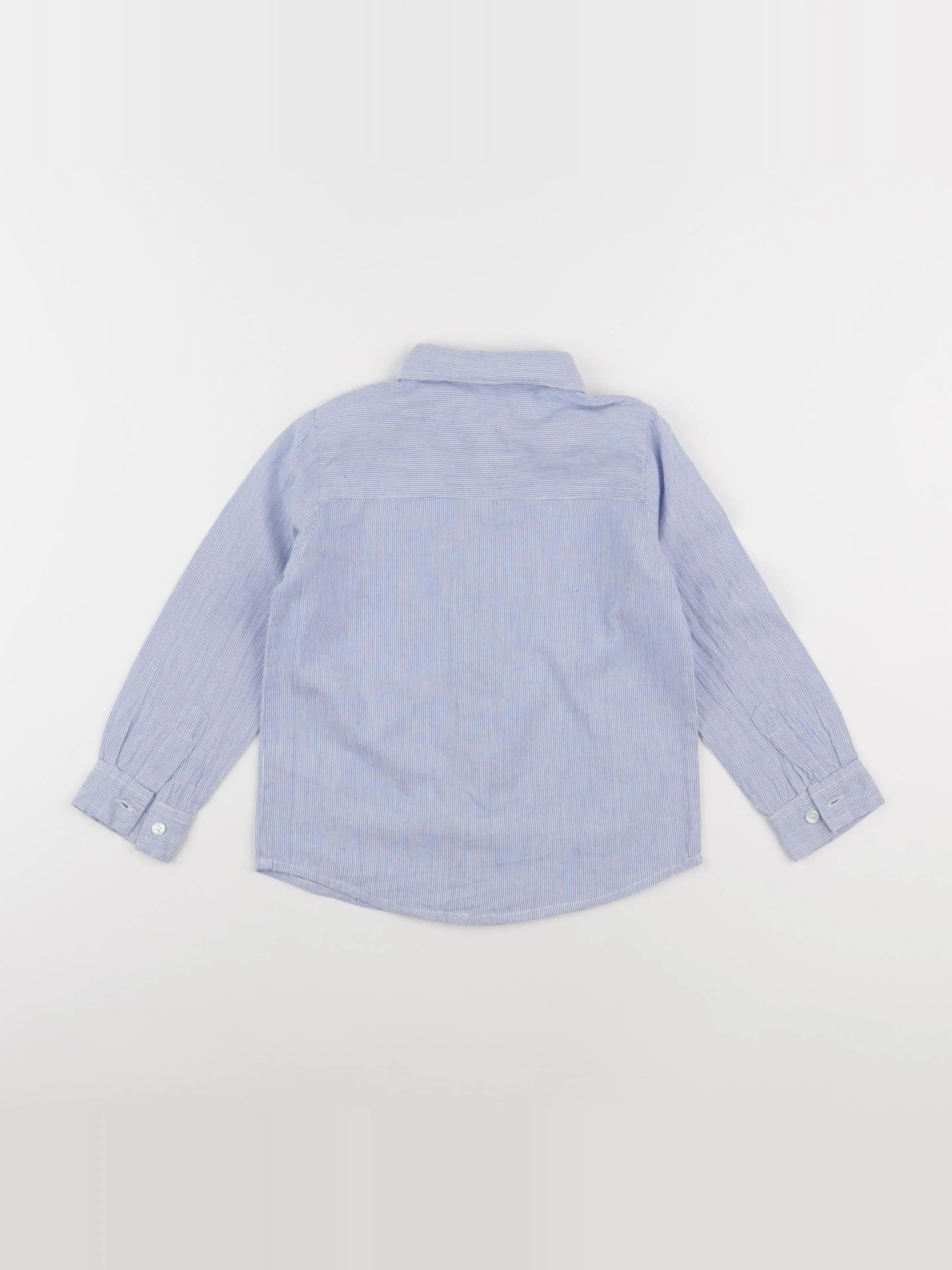 Eden & Victor - chemise bleu - 4 ans