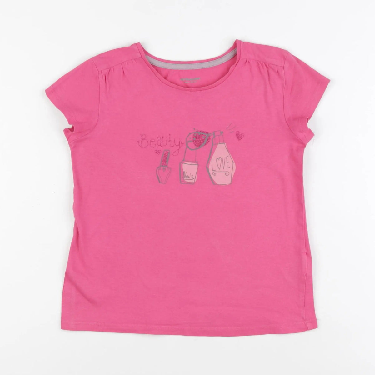 Vertbaudet - tee-shirt rose - 8 ans