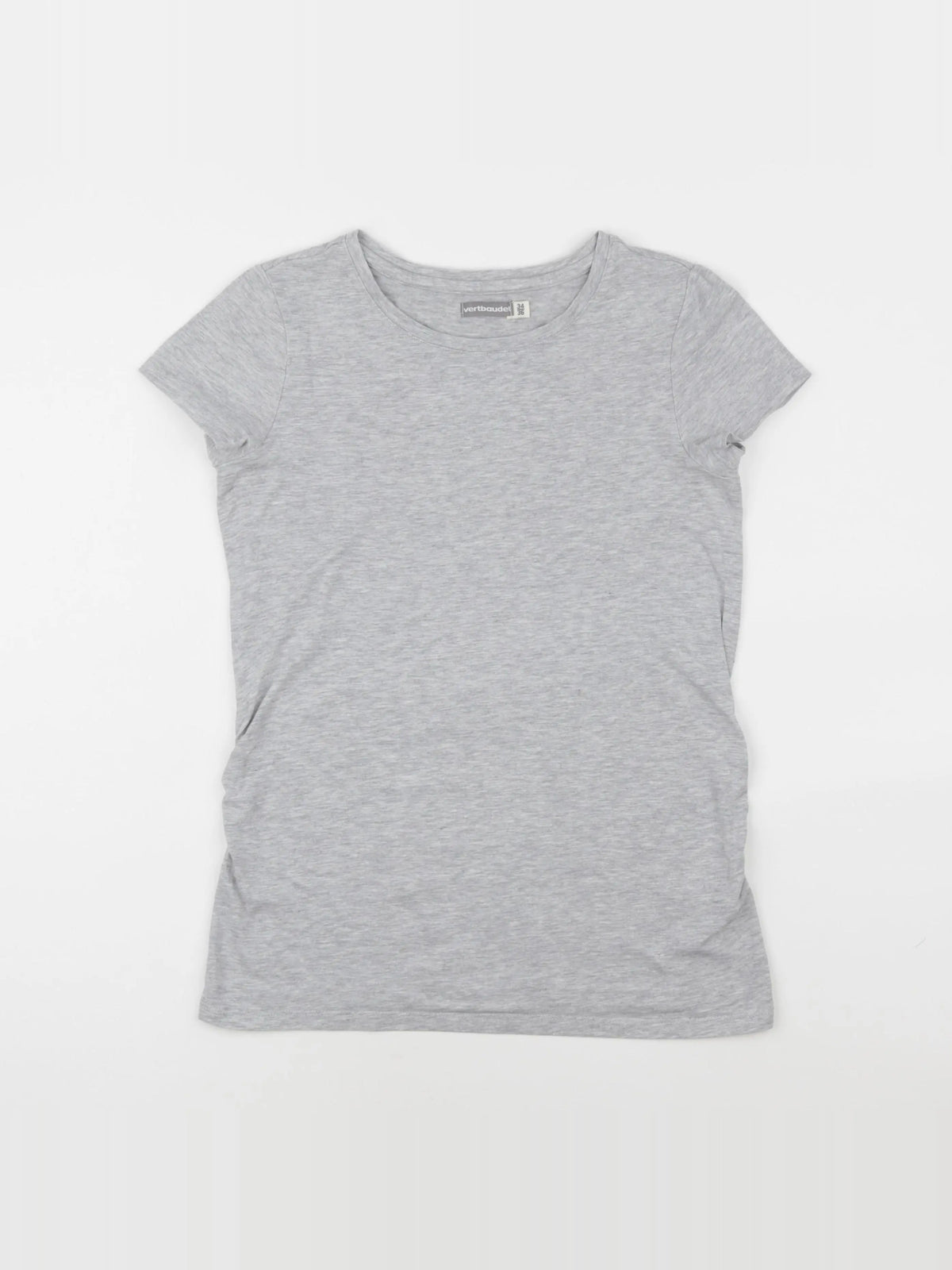 Vertbaudet - tee-shirt grossesse gris - 34 à 36