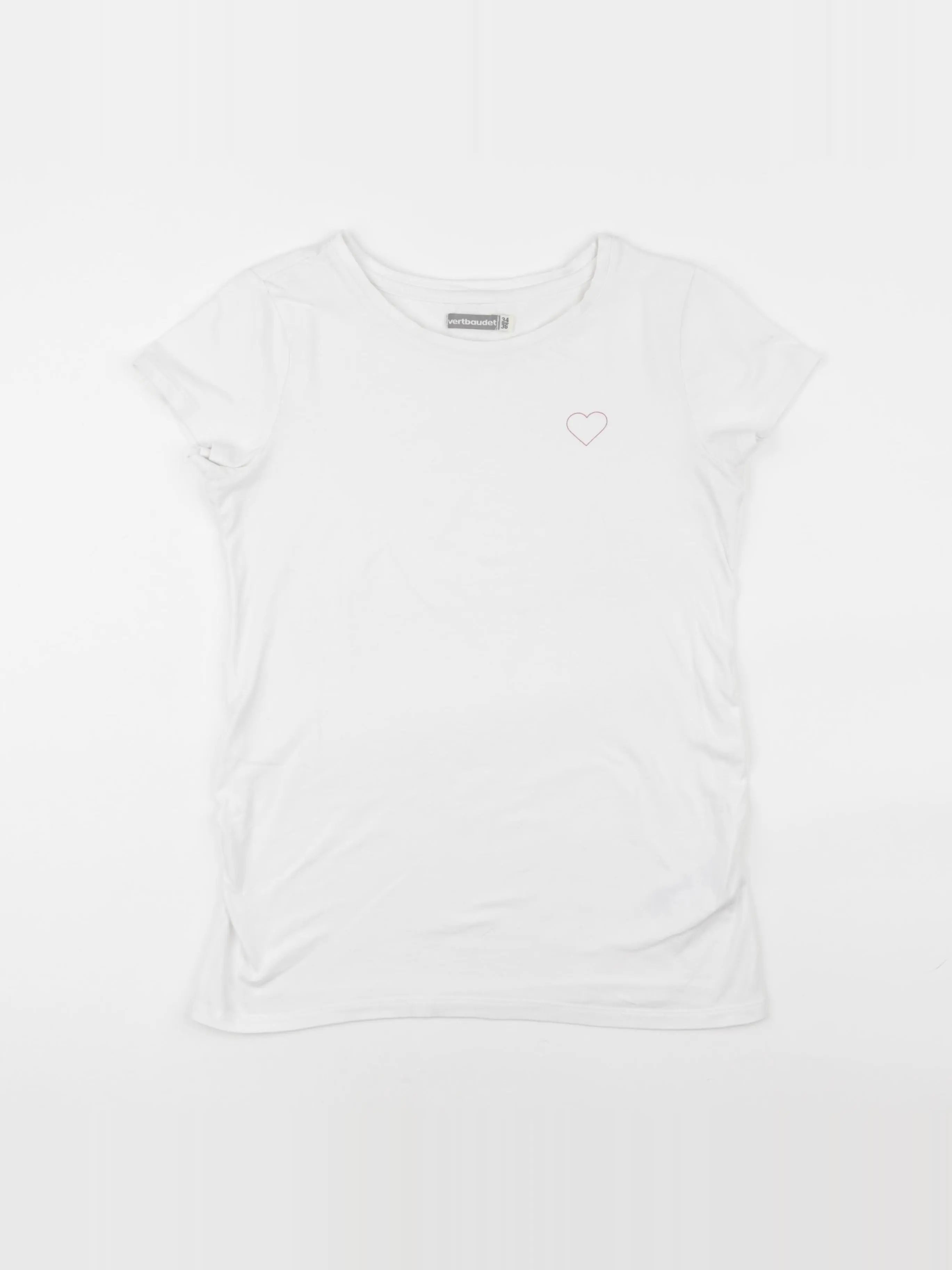 Vertbaudet - tee-shirt grossesse blanc - 34 à 36