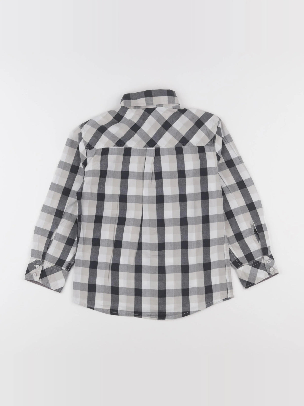 Vertbaudet - chemise gris - 6 ans