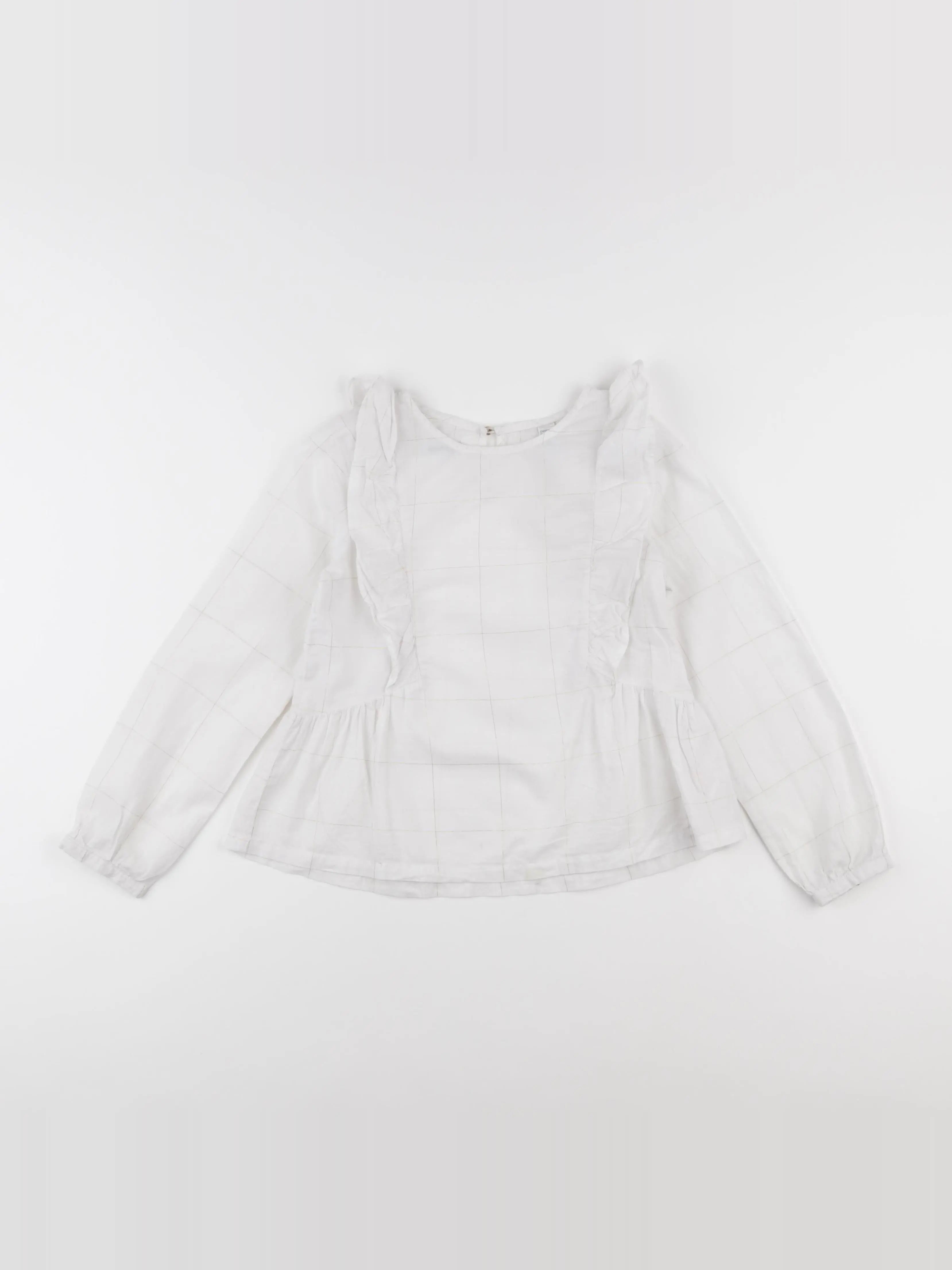 Okaidi - blouse blanc - 8 ans