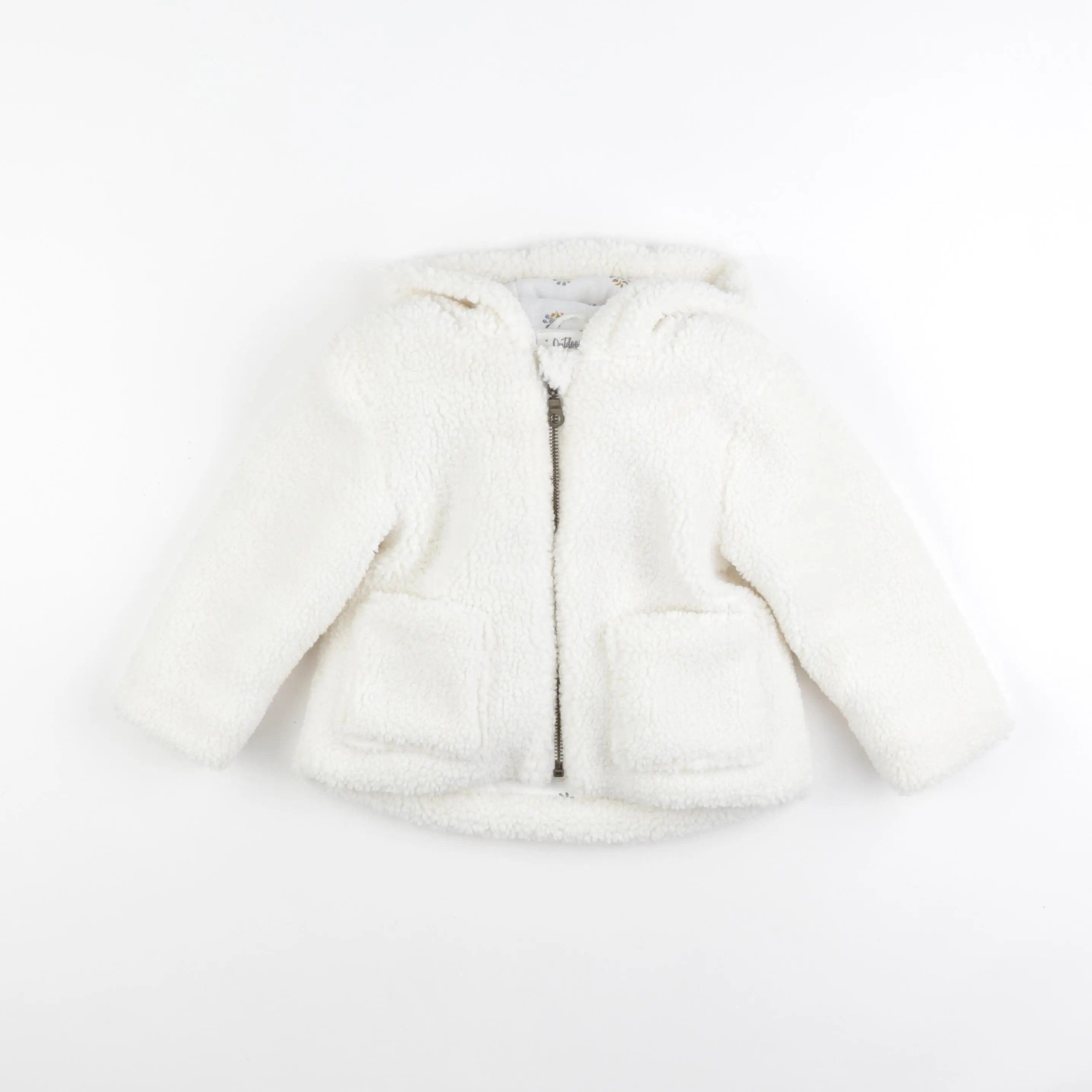 Vertbaudet - veste doublé beige - 2 ans