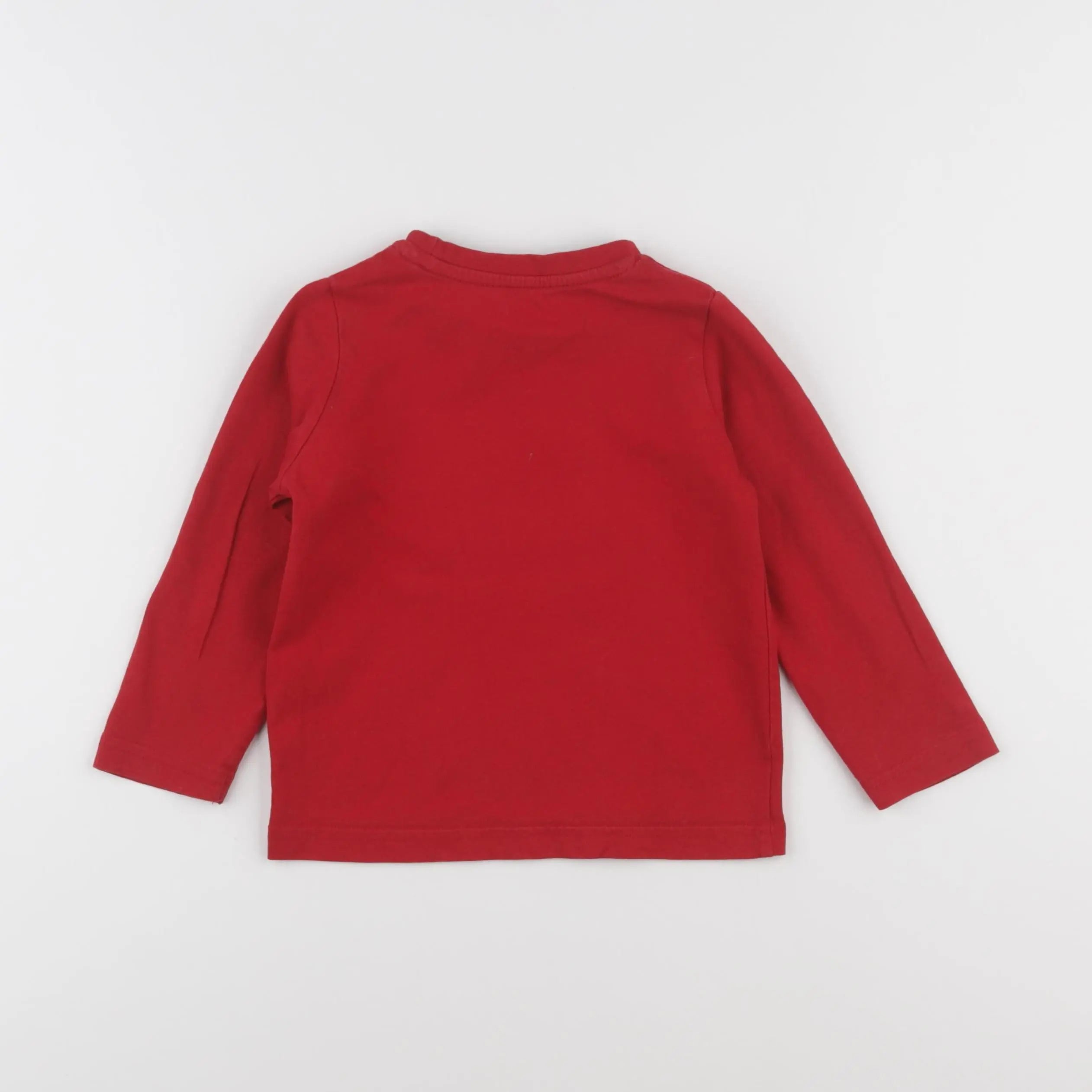Vertbaudet - tee-shirt rouge - 3 ans