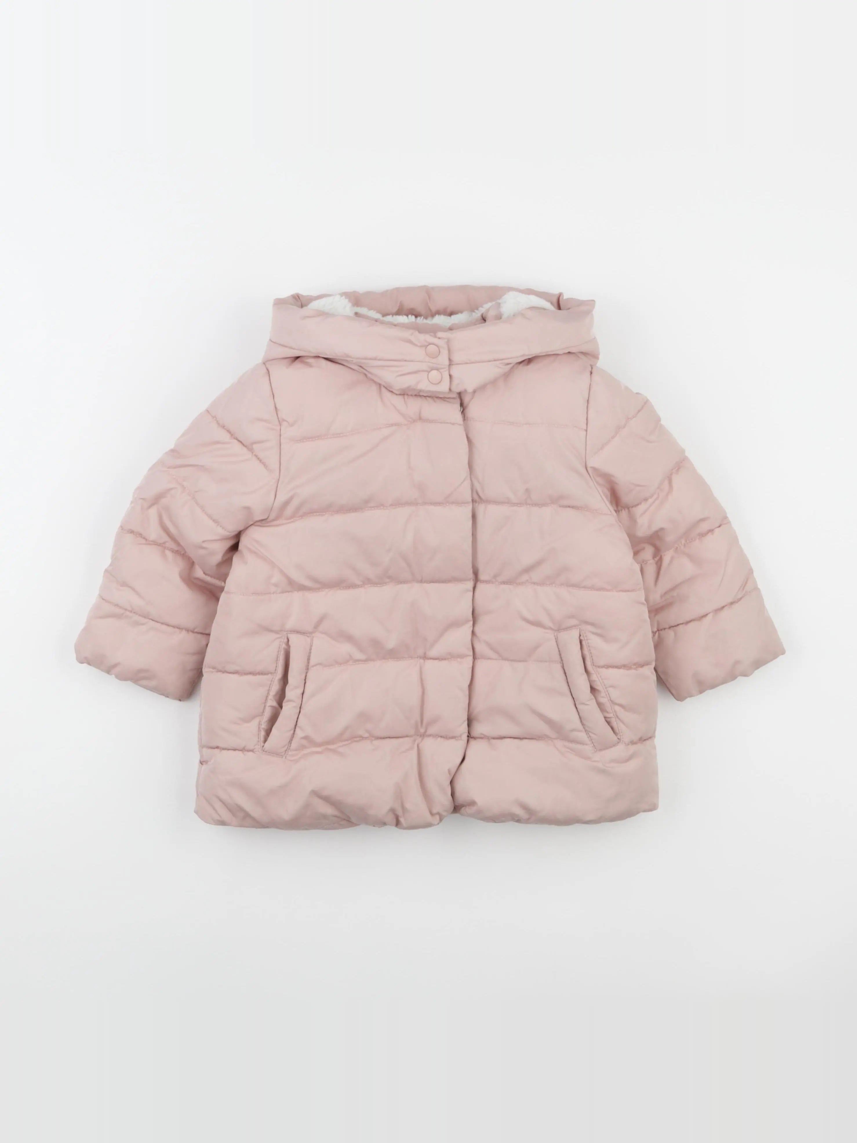 Boutchou - doudoune rose - 24 mois