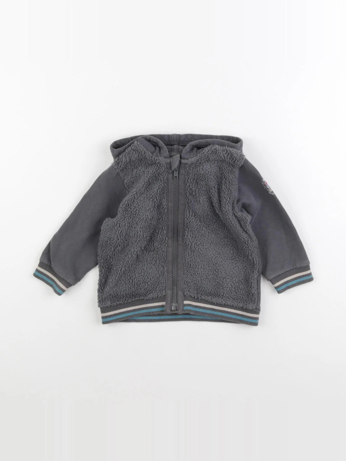 IKKS - sweat gris - 18 mois