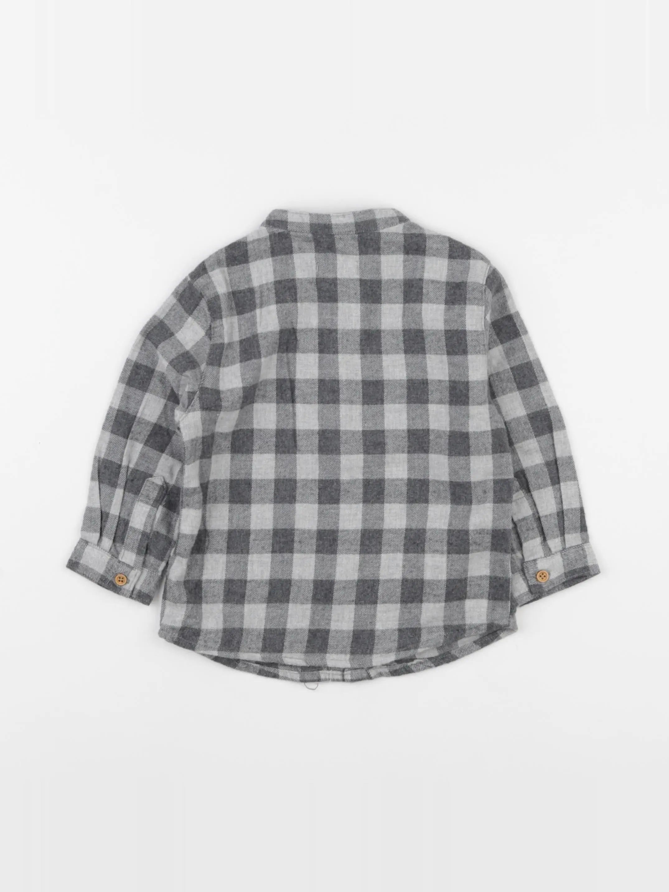 Boutchou - chemise gris - 12 mois