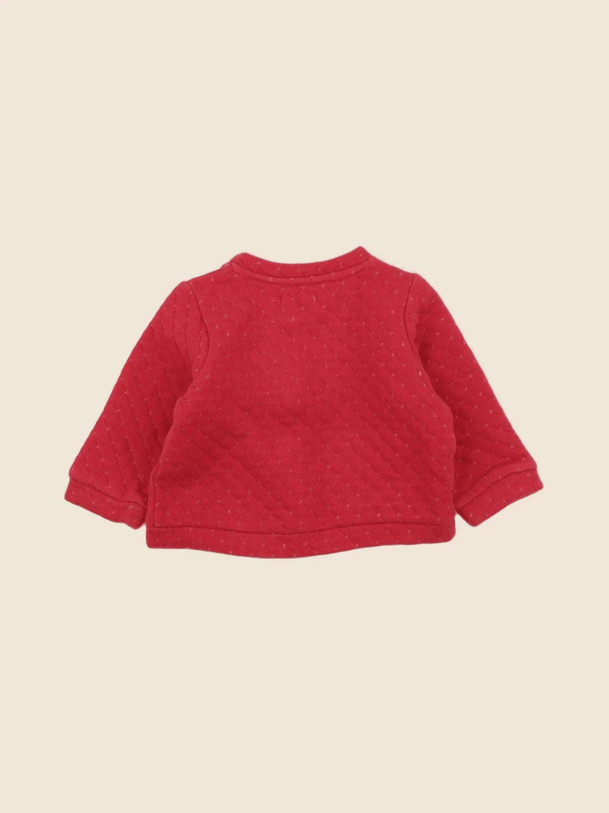 Boutchou - gilet rouge - 6 mois