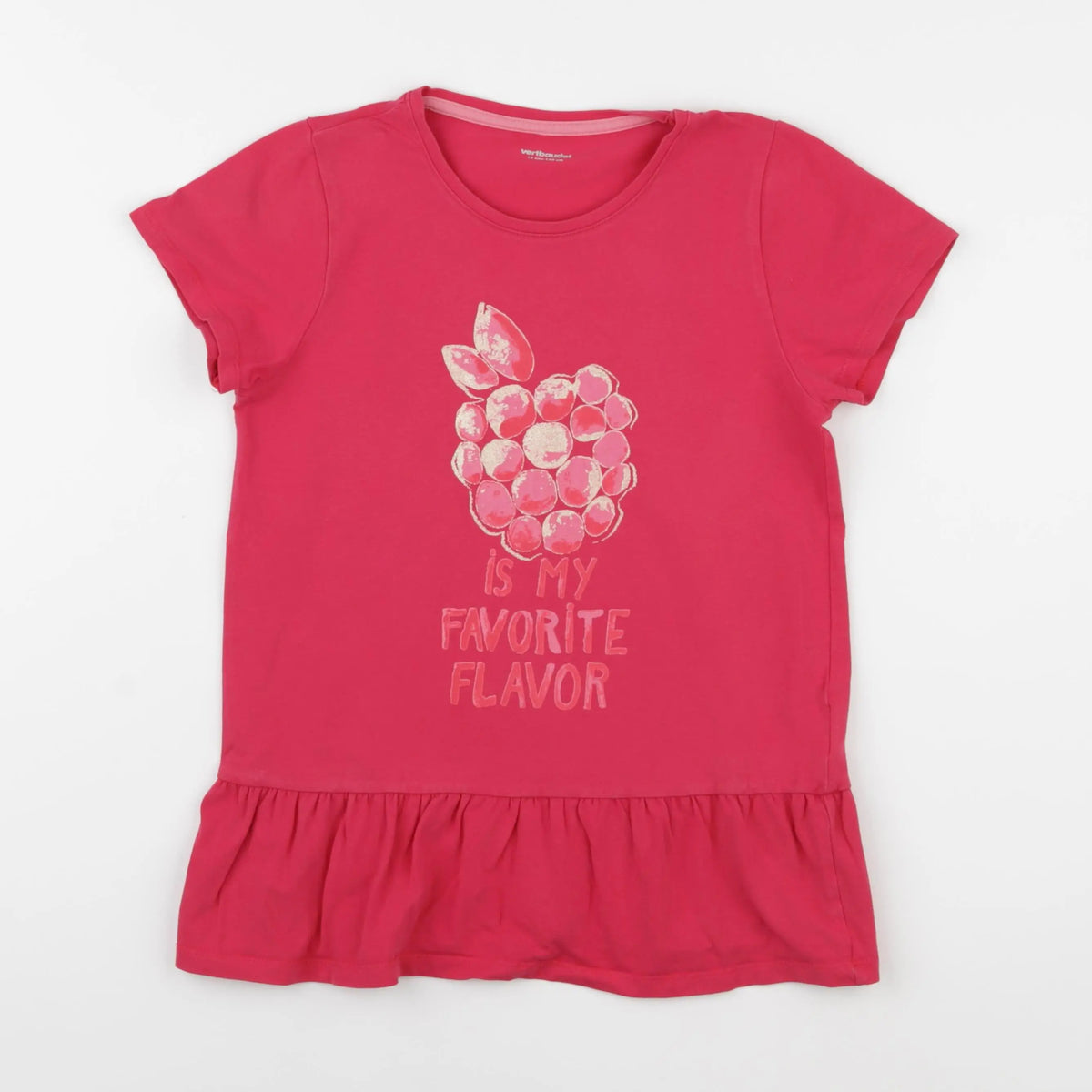 Vertbaudet - tee-shirt rose - 12 ans