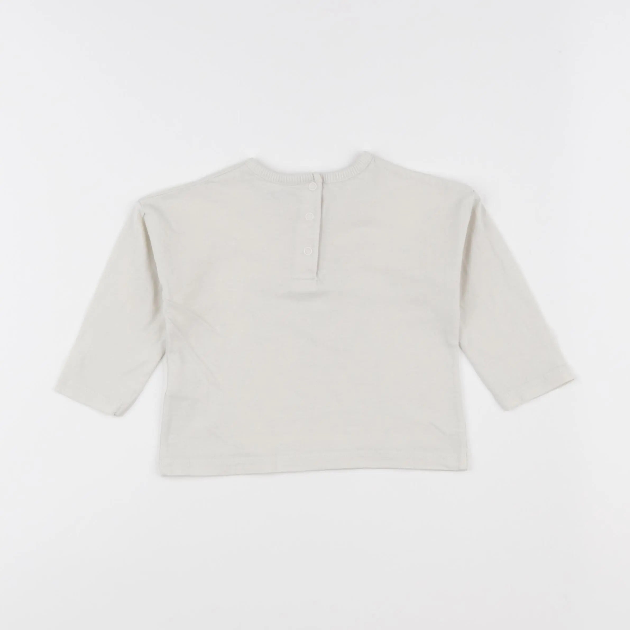 Vertbaudet - tee-shirt beige - 12 mois