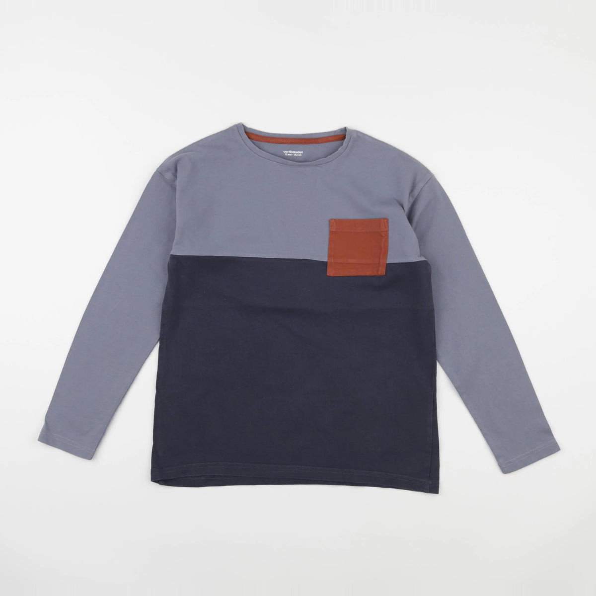 Vertbaudet - tee-shirt bleu - 12 ans