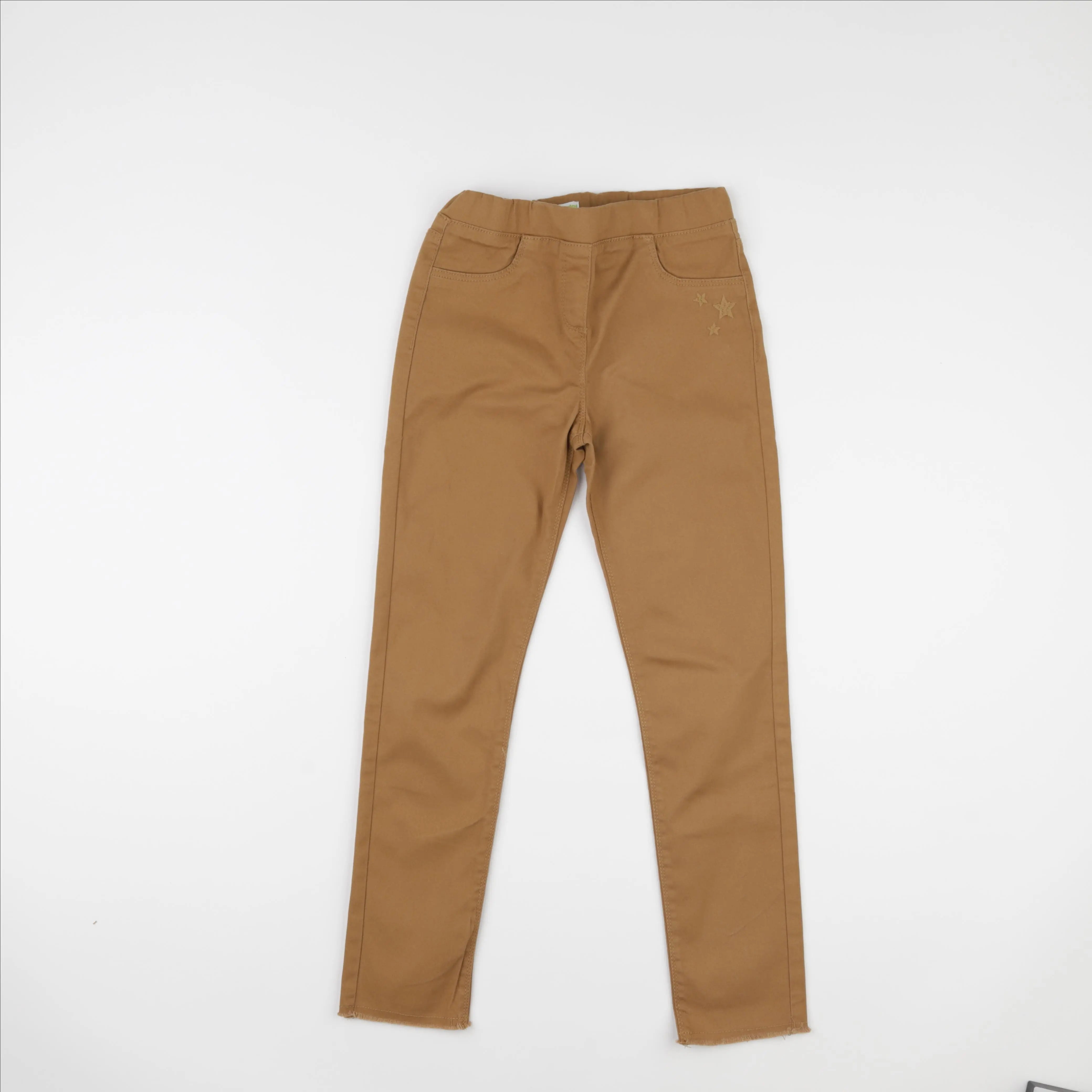 Vertbaudet - jegging marron - 10 ans