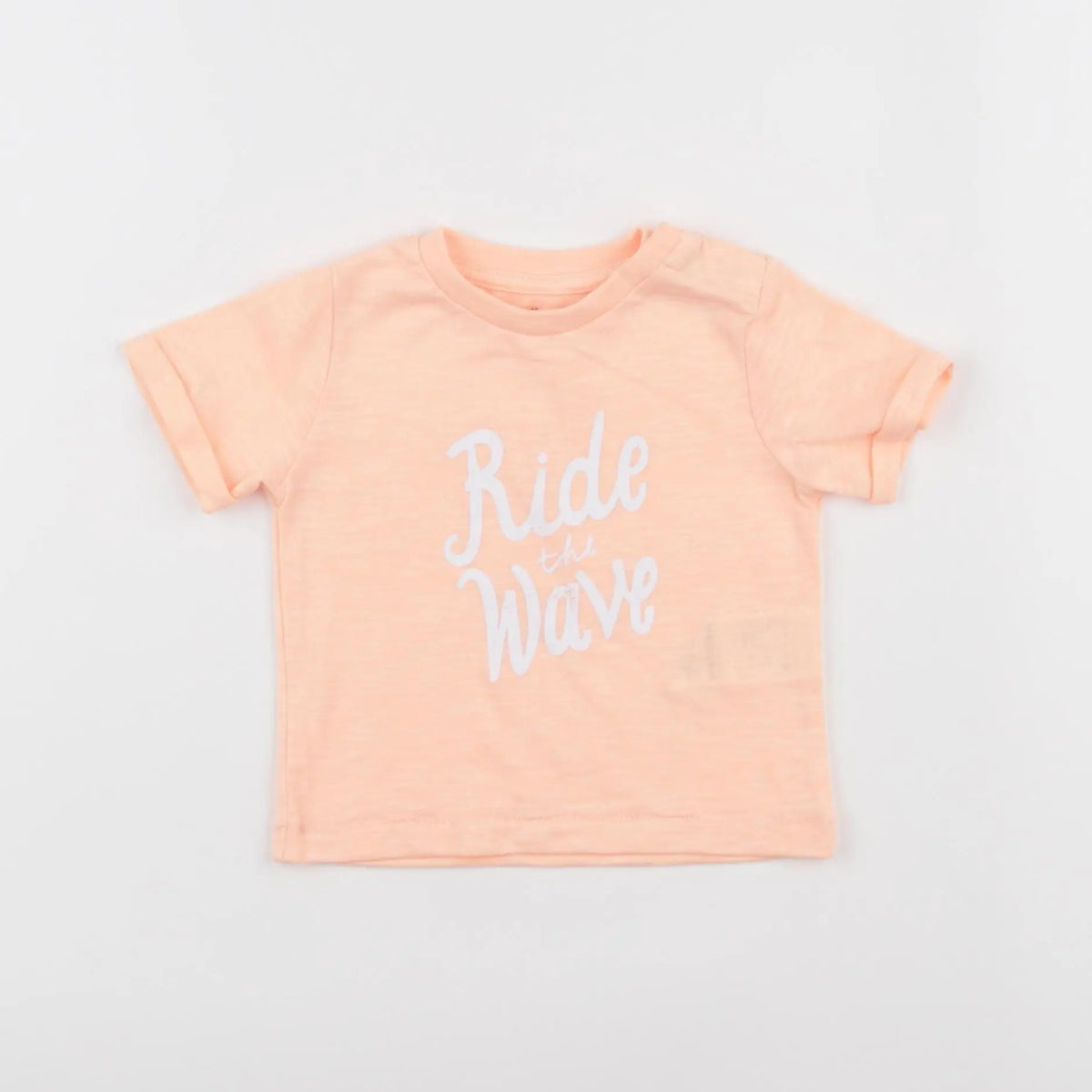 Vertbaudet - tee-shirt orange - 6 mois