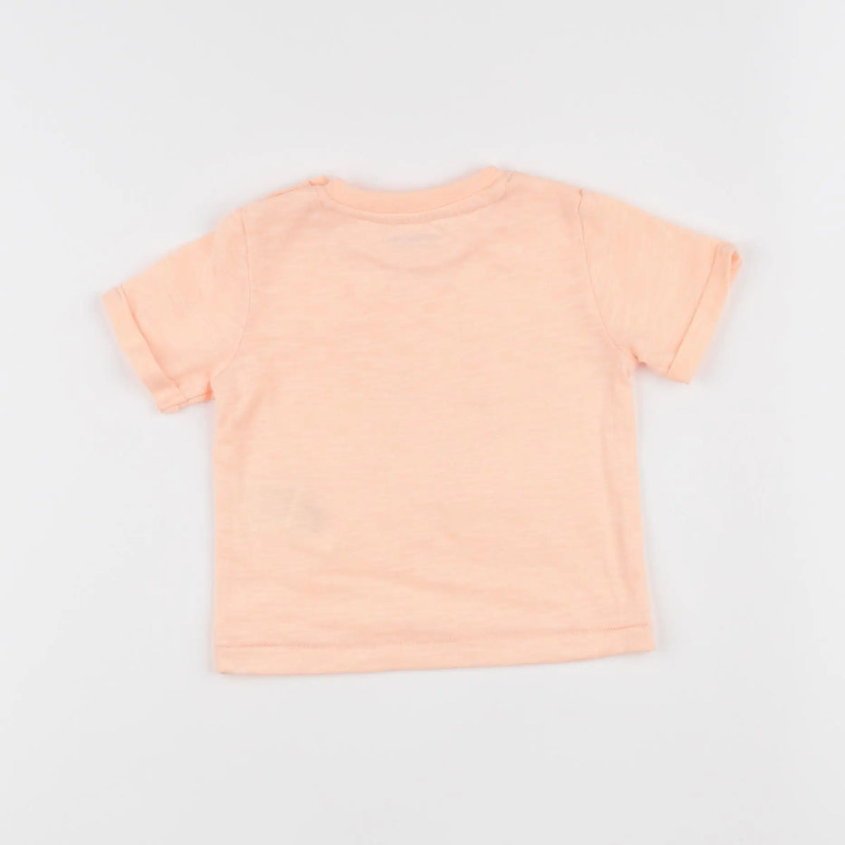Vertbaudet - tee-shirt orange - 6 mois