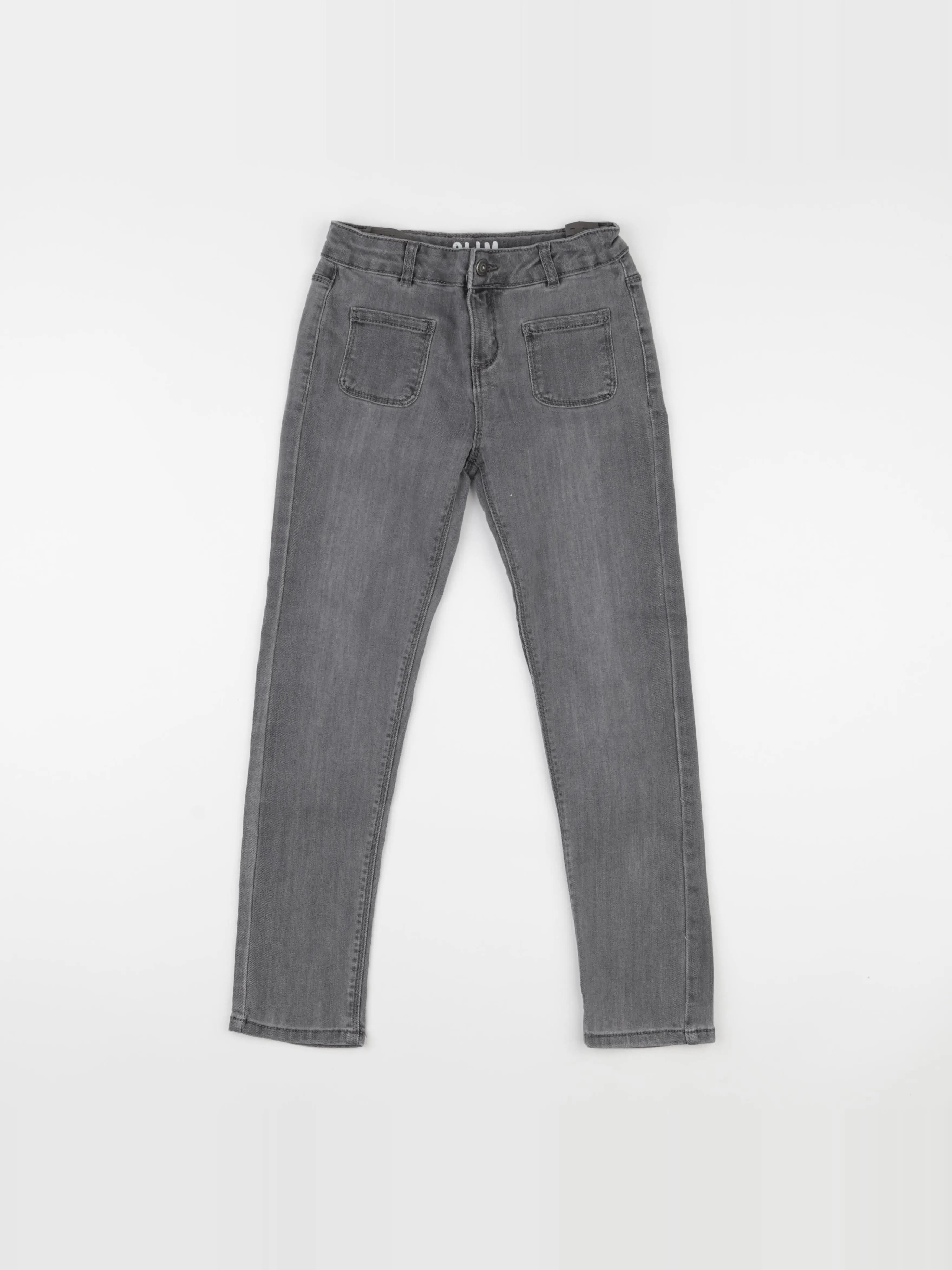 Vertbaudet - jean gris - 9 ans