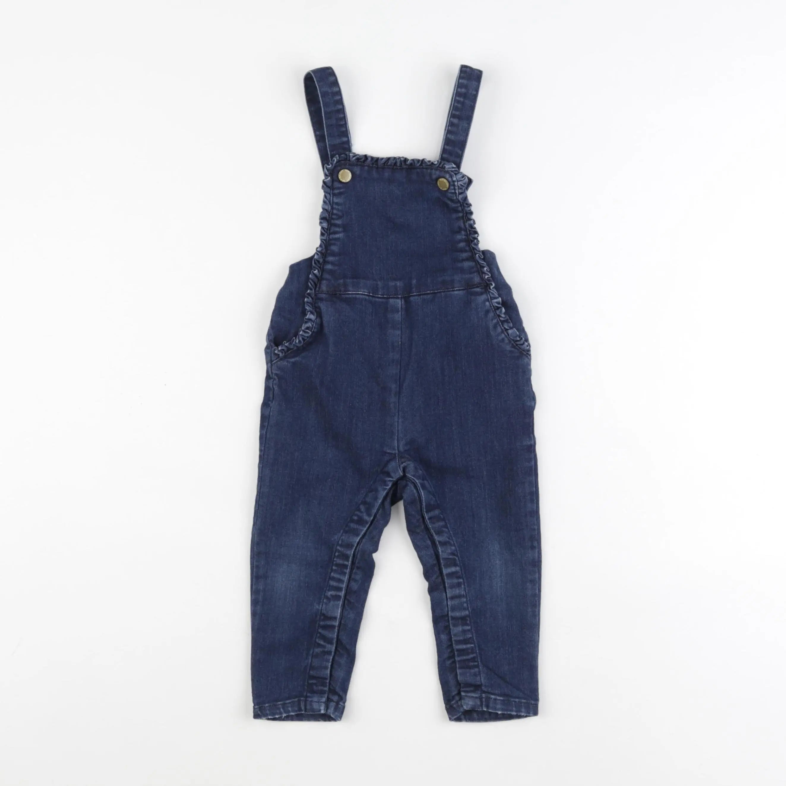 Vertbaudet - salopette bleu - 18 mois