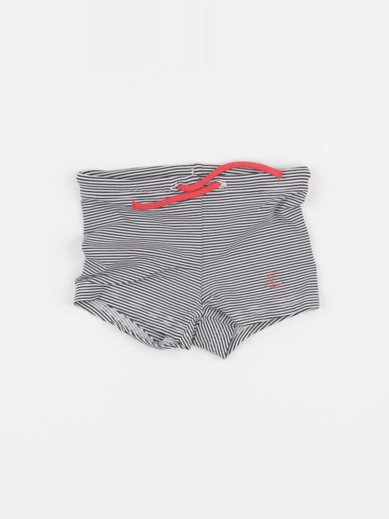 Petit Bateau - maillot de bain bleu, blanc - 12 mois