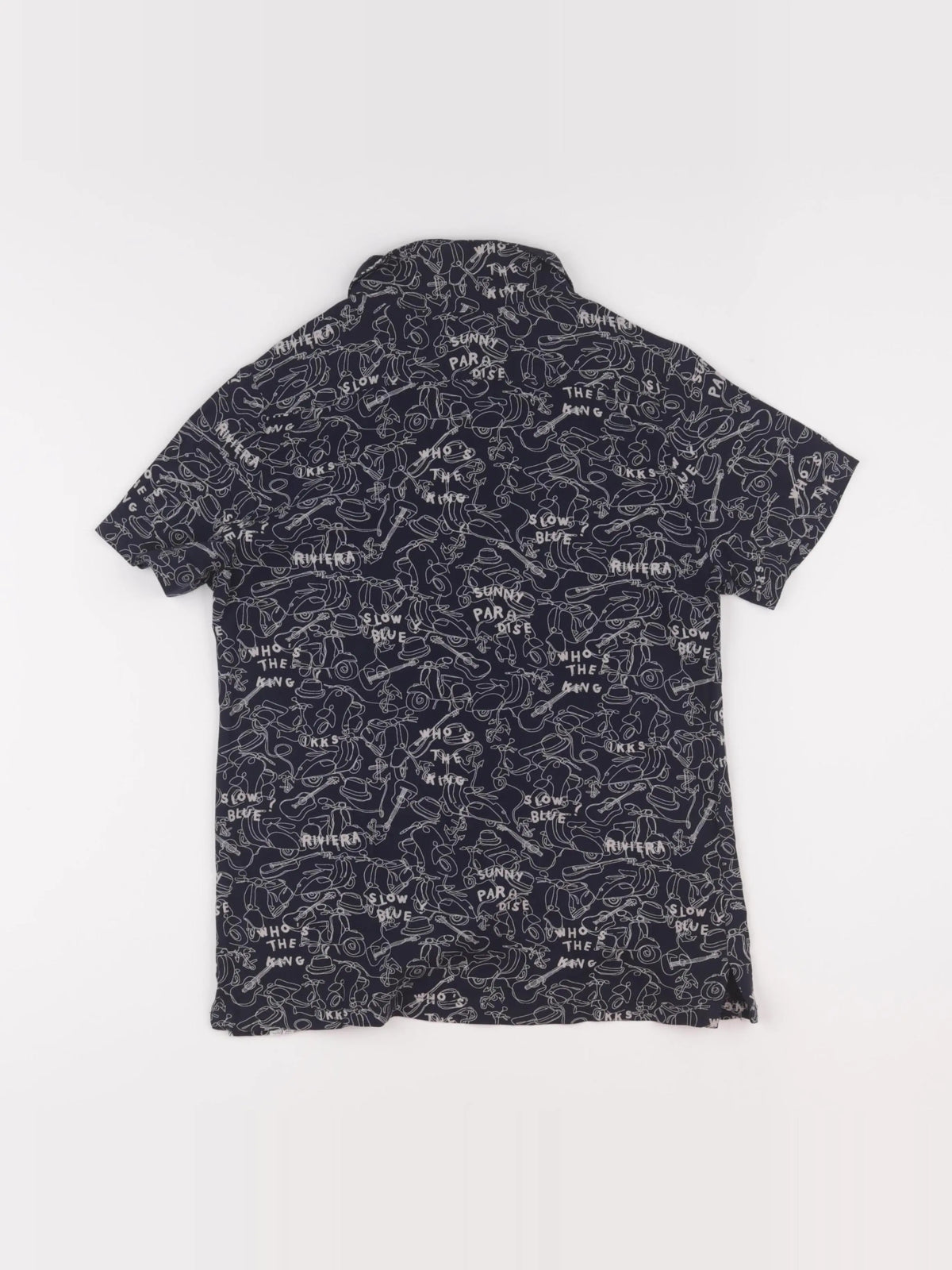 IKKS - chemise bleu - 10 ans