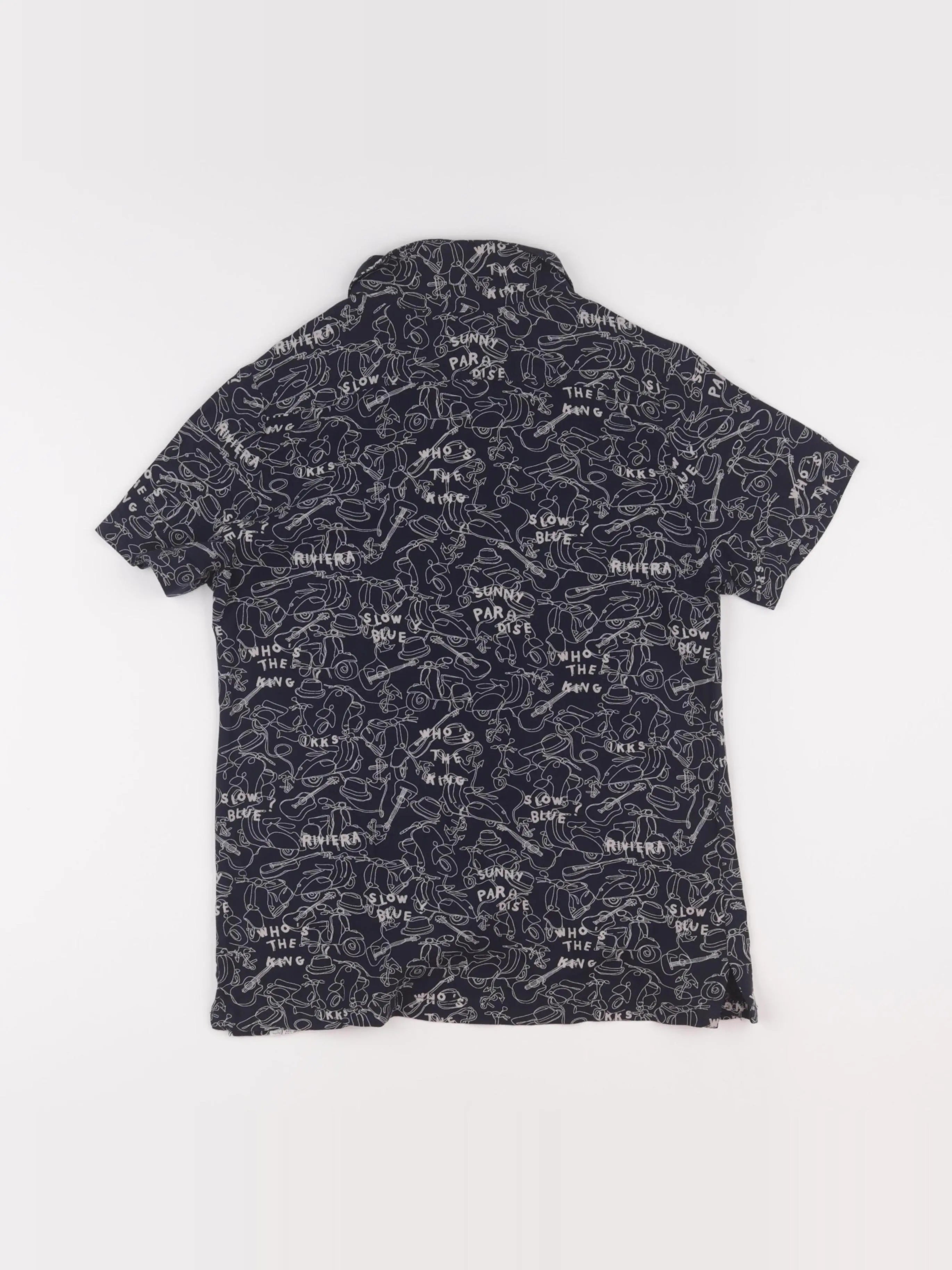 IKKS - chemise bleu - 10 ans