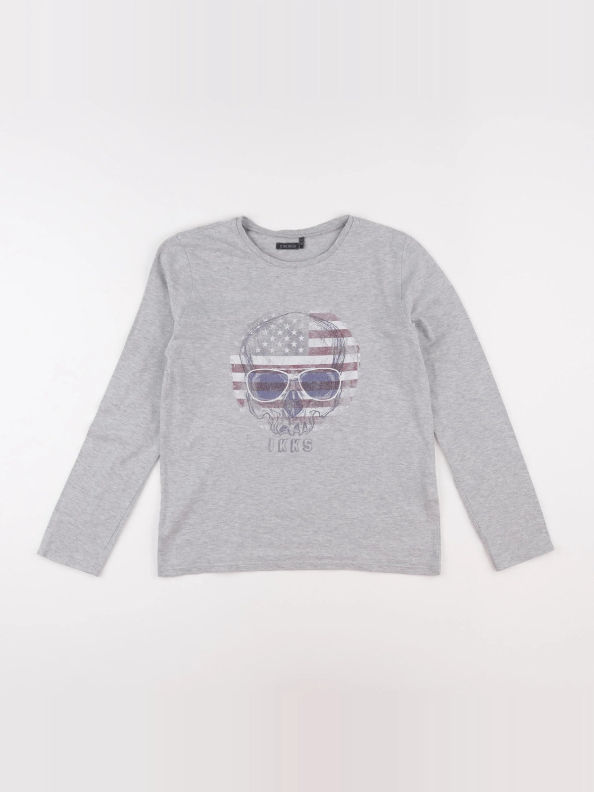IKKS - tee-shirt gris - 10 ans