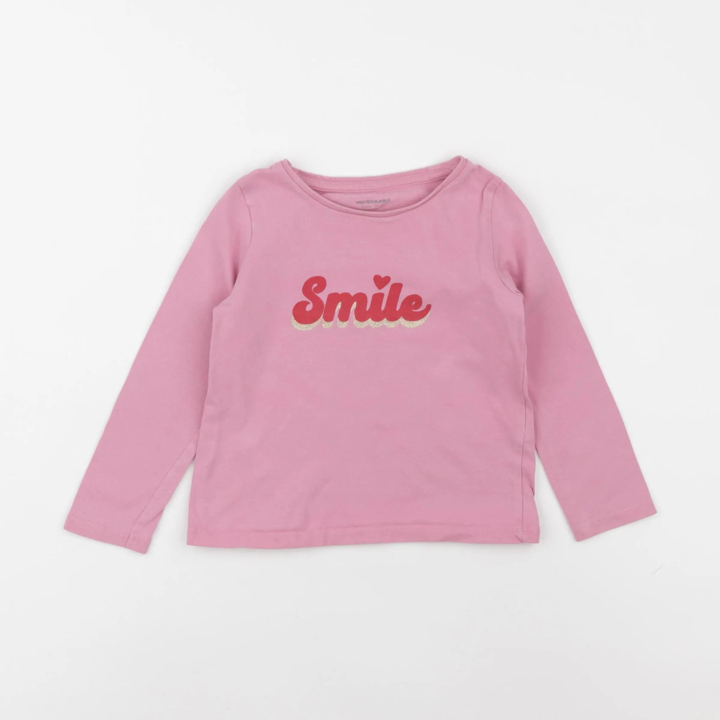 Vertbaudet - tee-shirt rose - 3 ans