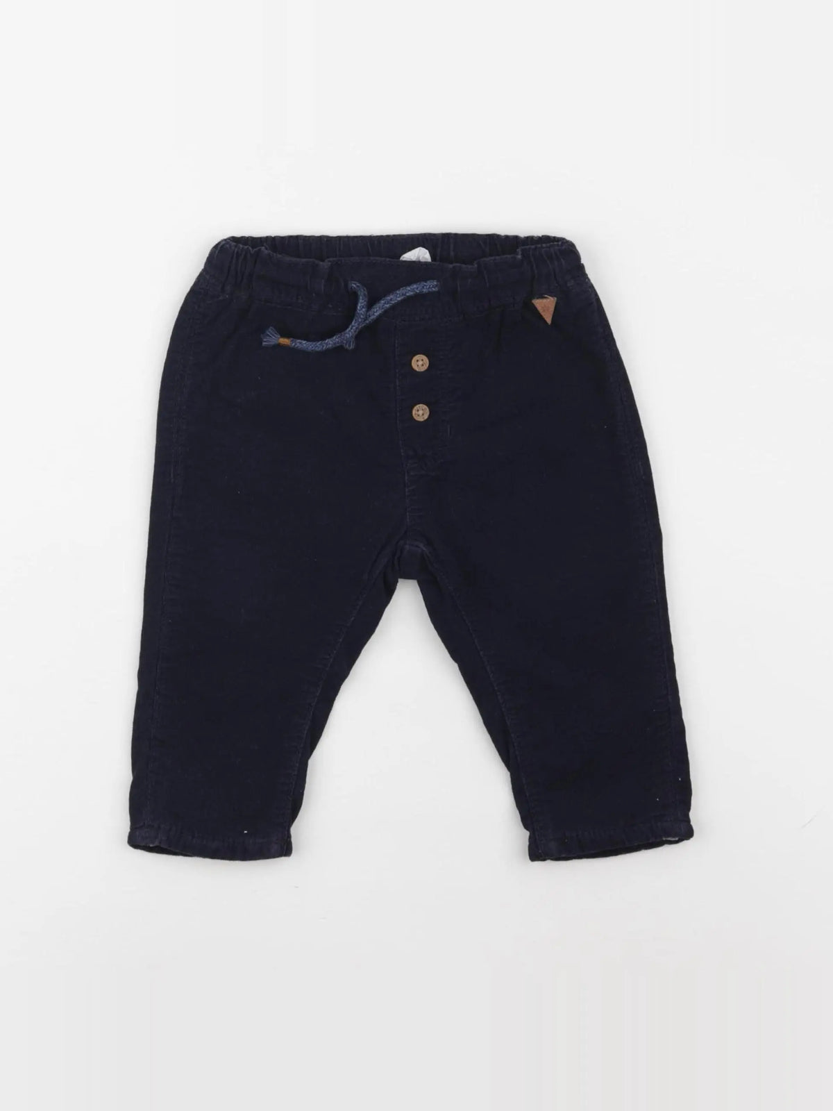 H&M - pantalon bleu - 3/6 mois