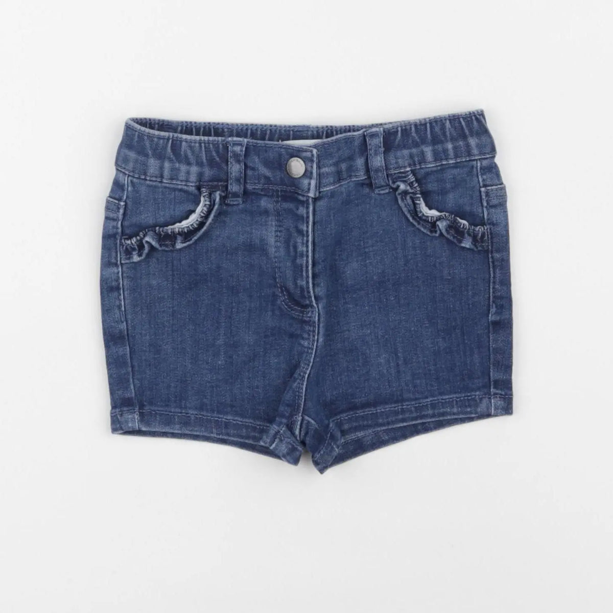 Vertbaudet - short bleu - 12 mois