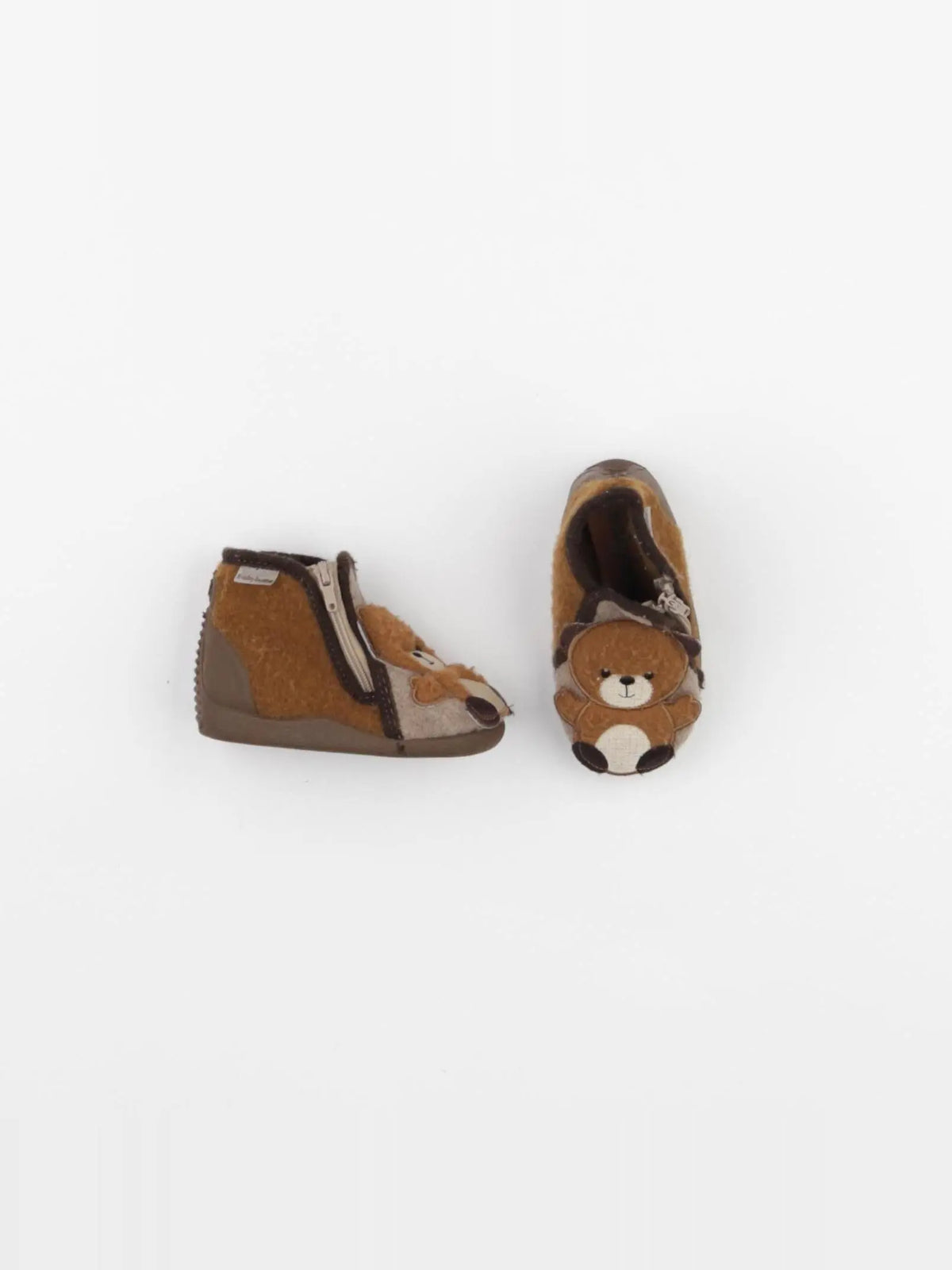 Babybotte - chaussons marron - pointure 18
