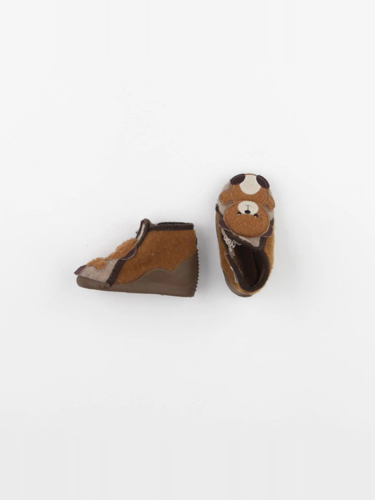 Babybotte - chaussons marron - pointure 18