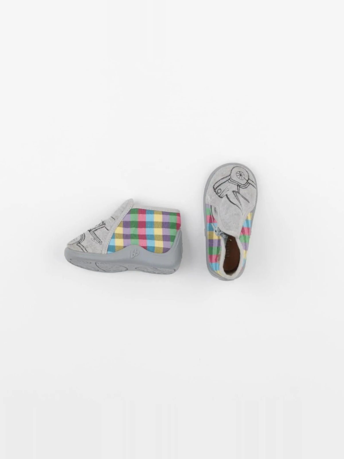 Babybotte - chaussons gris - pointure 19