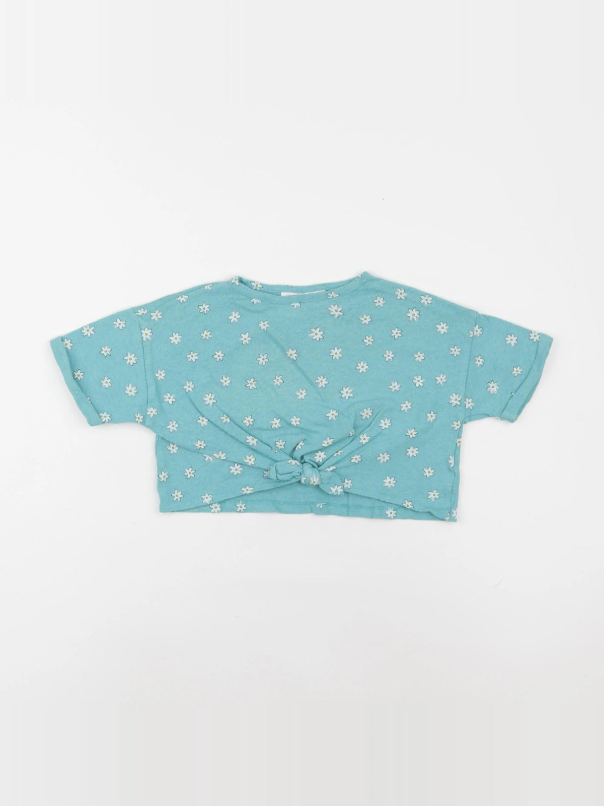 Zara - tee-shirt vert - 12/9 mois