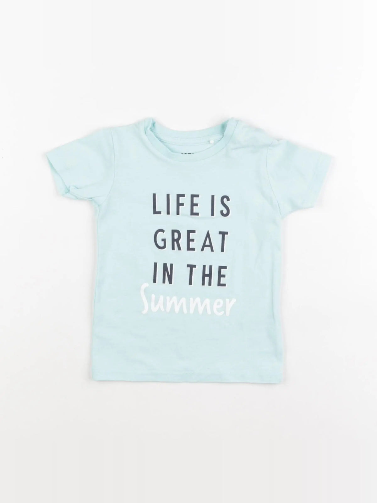 Name it - tee-shirt bleu - 6/9 mois