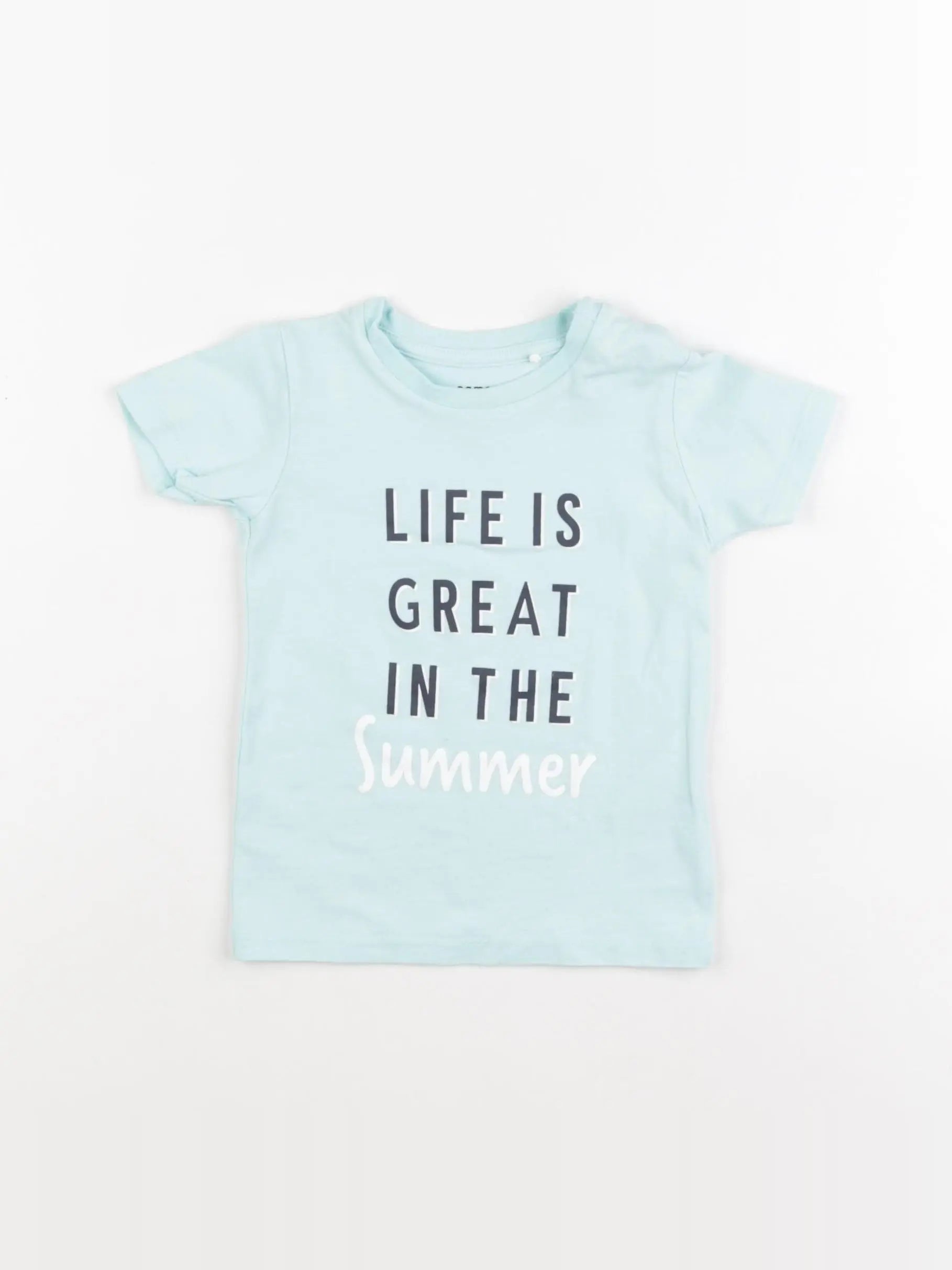 Name it - tee-shirt bleu - 6/9 mois