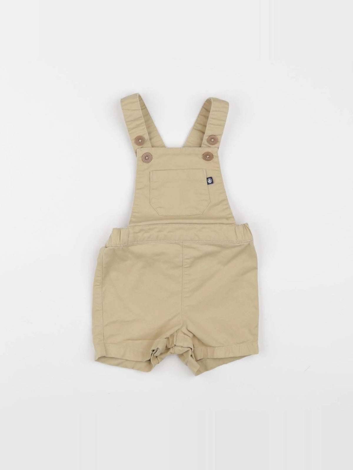Petit Bateau - salopette beige - 6 mois